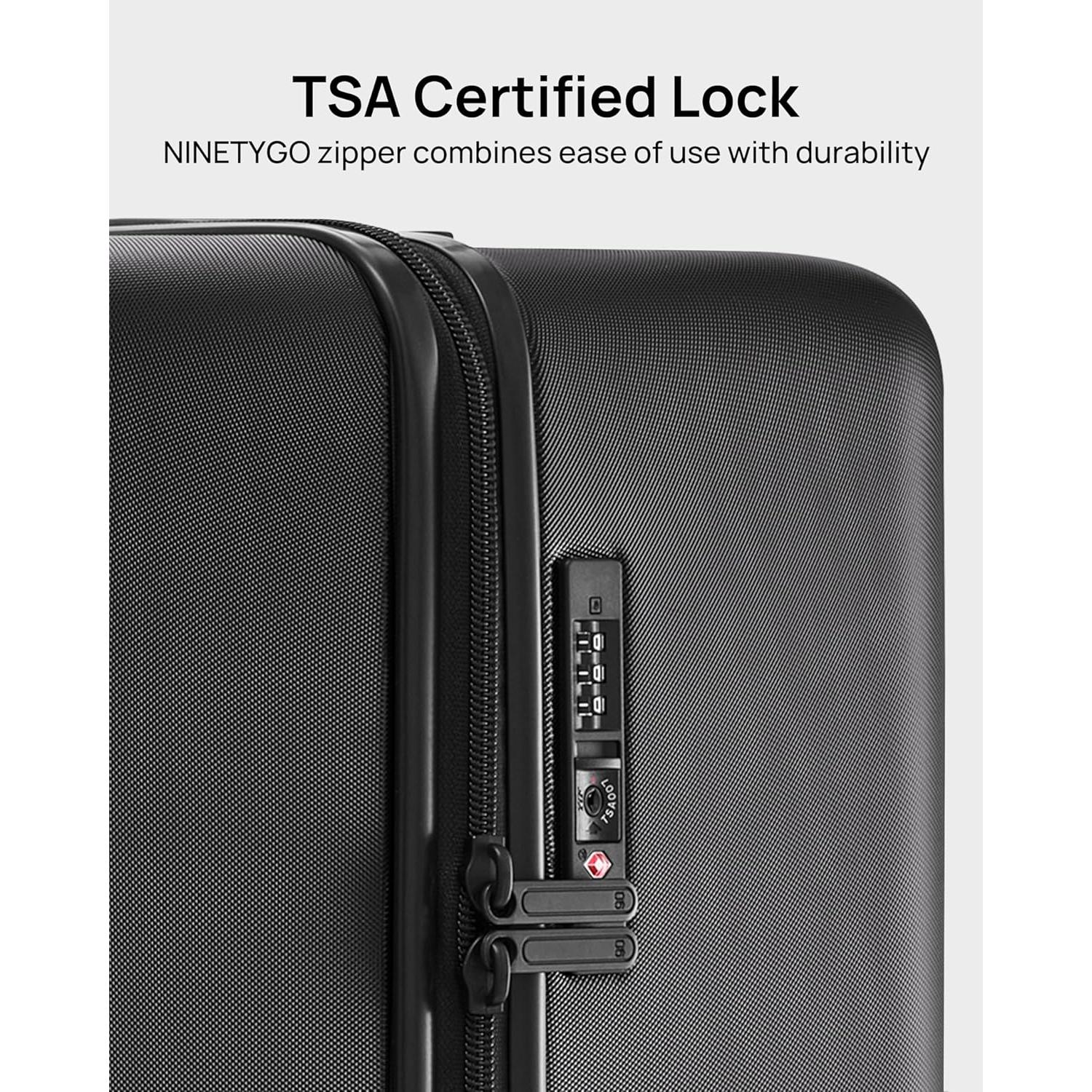 Maleta de Mano NINETYGO 20" PC Antirroto 38L Negro