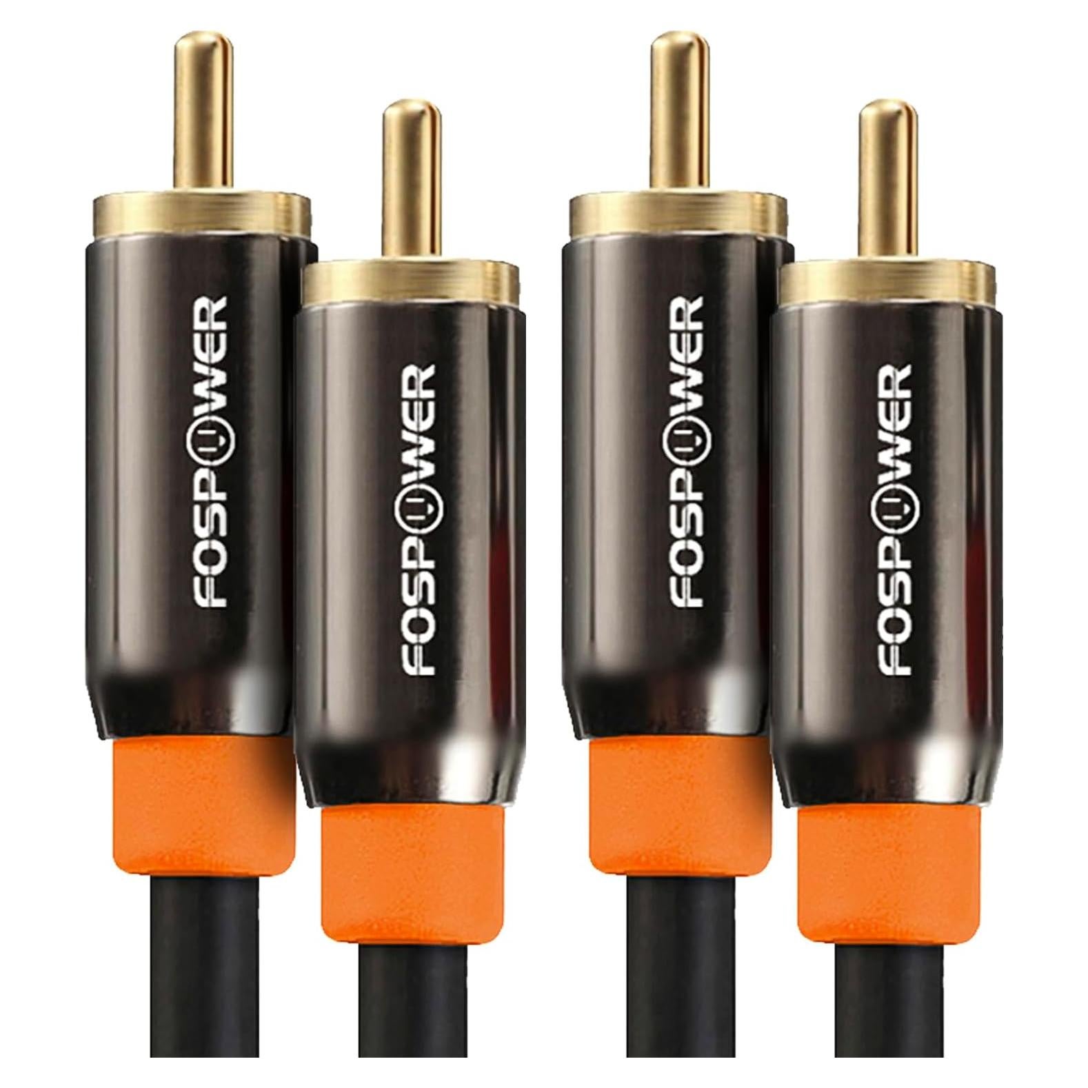 Cable de Audio Digital Coaxial FosPower RCA Macho 0,91 m - 2 Paquete