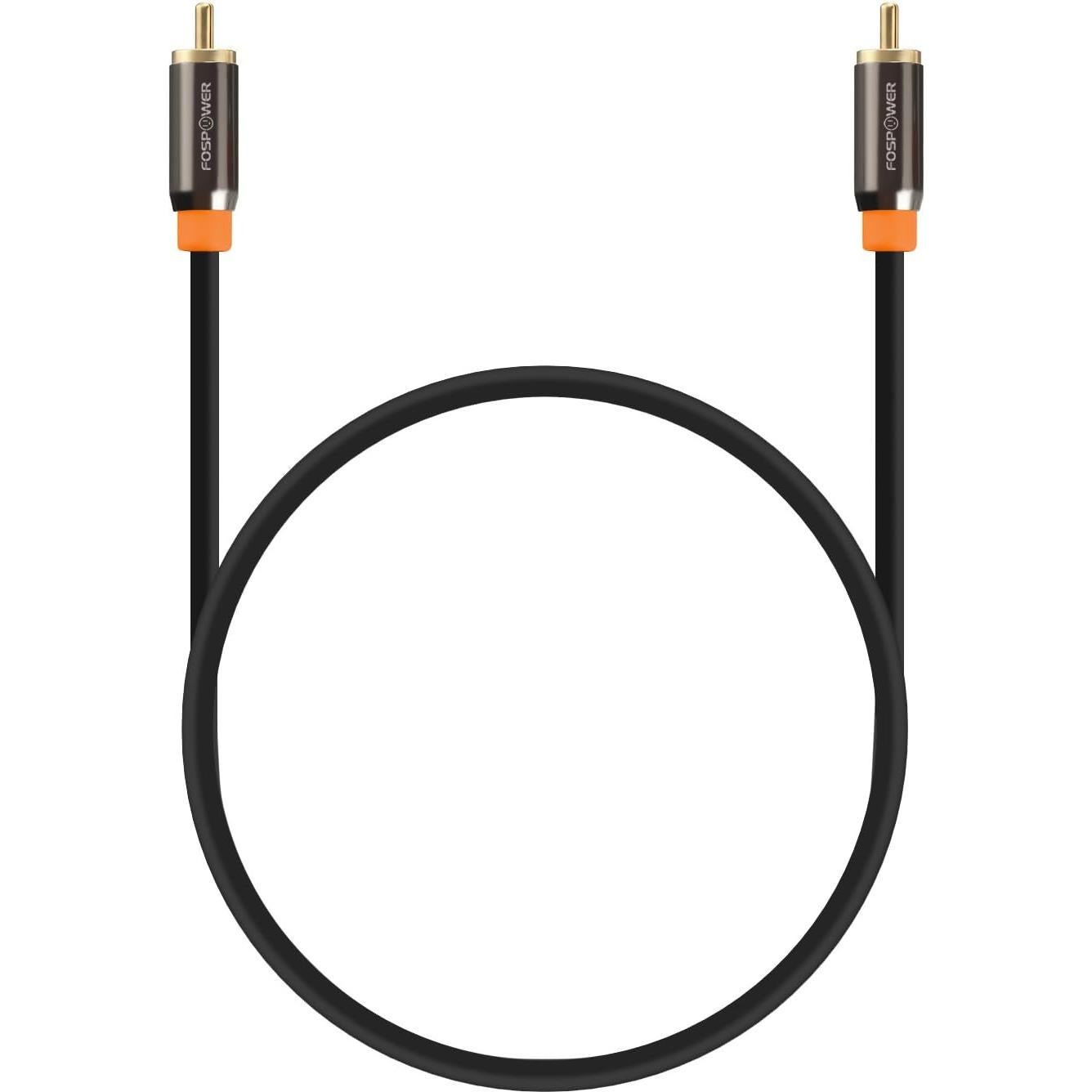 Cable de Audio Digital Coaxial FosPower RCA Macho 0,91 m - 2 Paquete