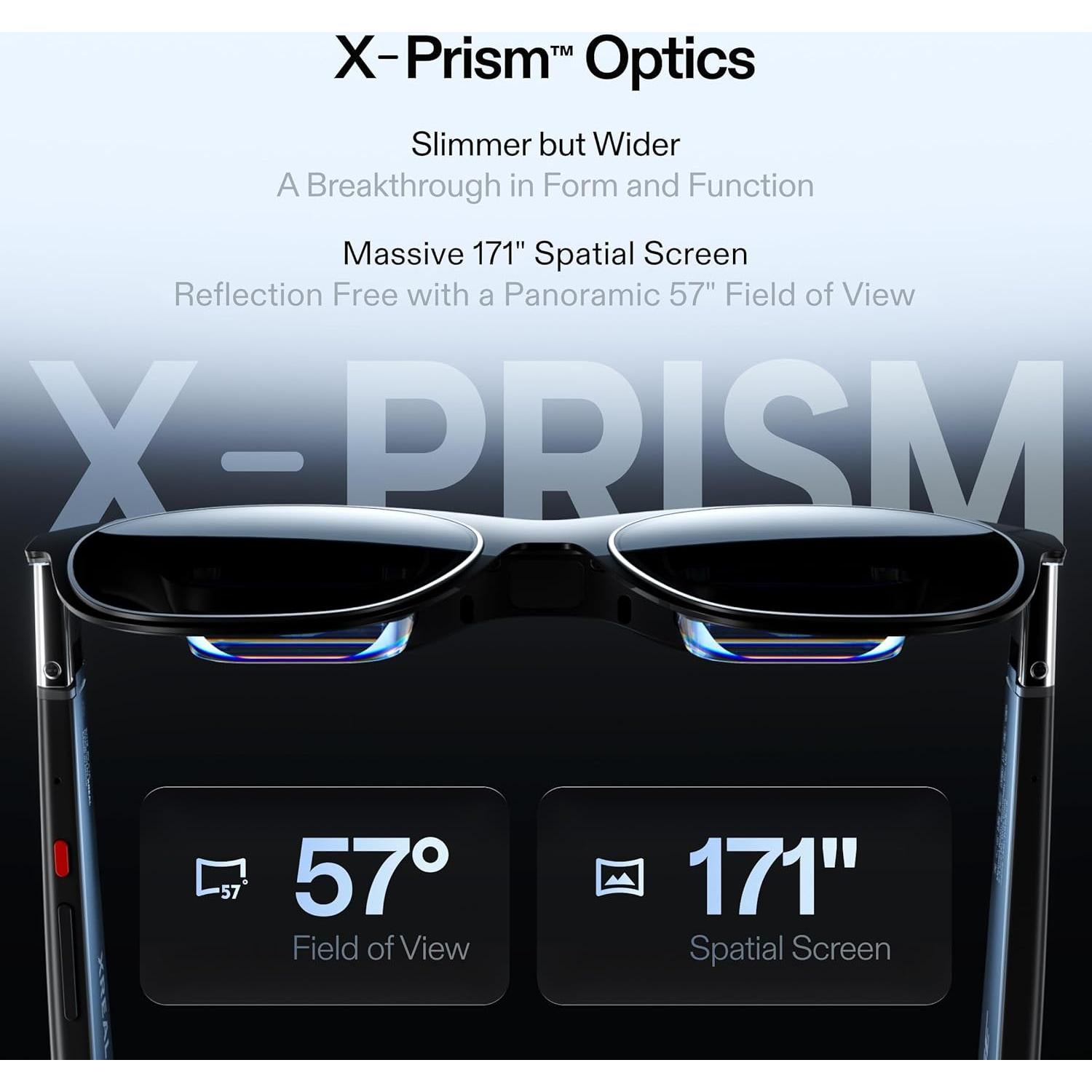 Gafas AR XREAL One Pro - Chip X1, 57° FOV, Sonido Bose