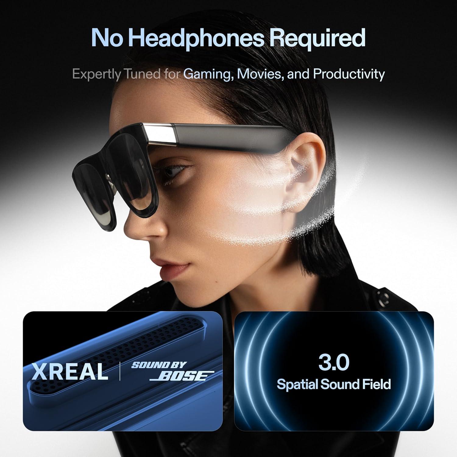 Gafas AR XREAL One Pro - Chip X1, 57° FOV, Sonido Bose