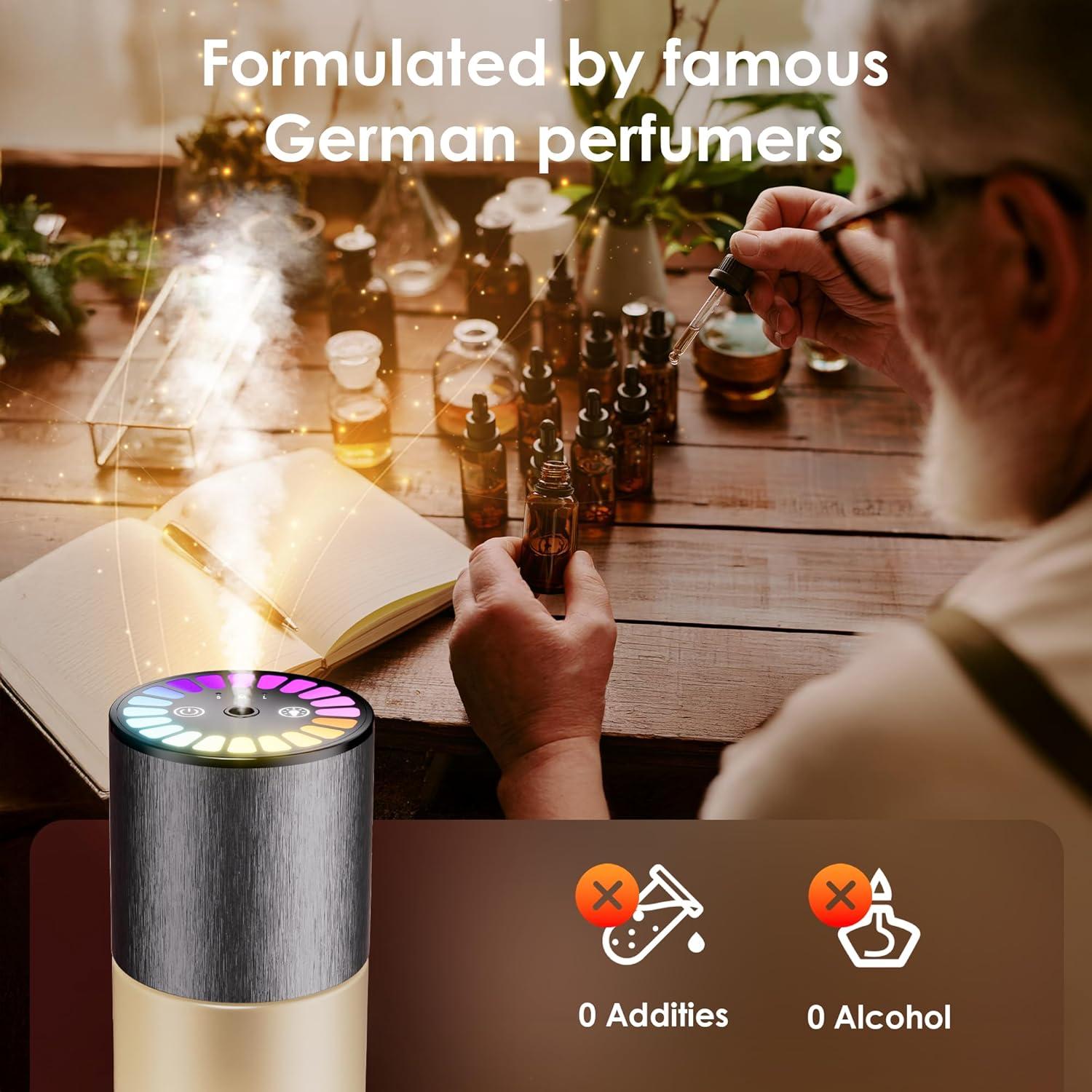 Ambientador de Auto Dseiaiu HW-19 150mL con Luz RGB