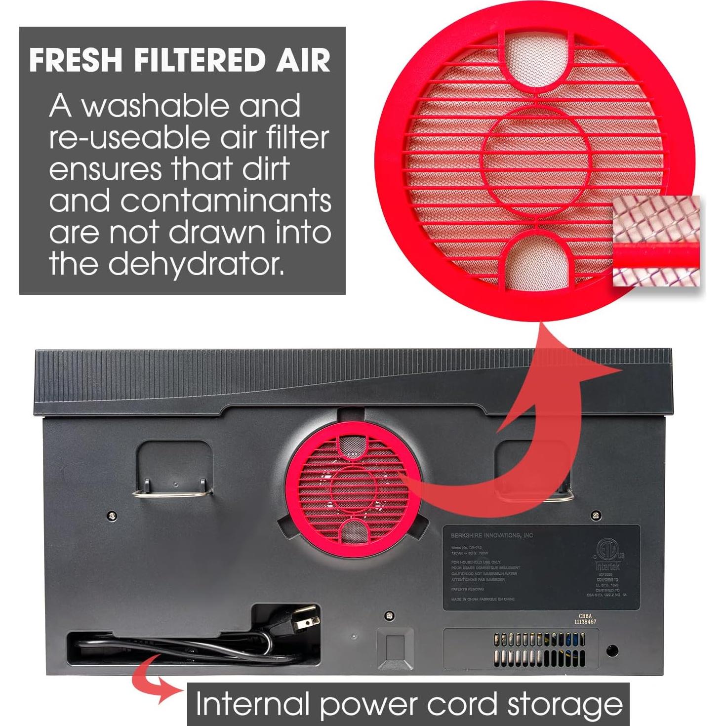 Deshidratador de Alimentos Brod & Taylor Sahara 7 Estantes Acero Inoxidable