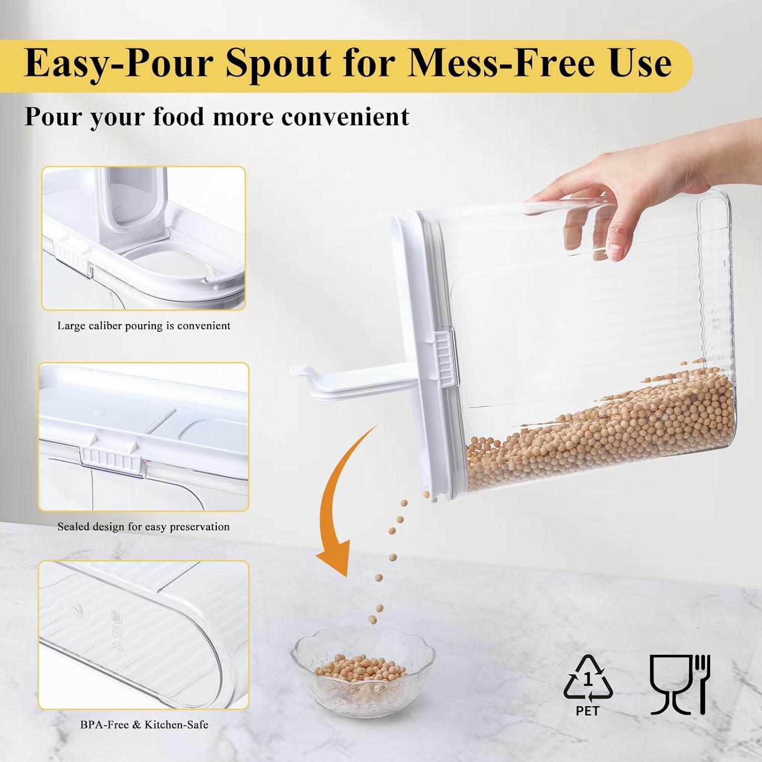 2 Contenedores de Almacenamiento Herméticos SUROQUE 1.47 kg