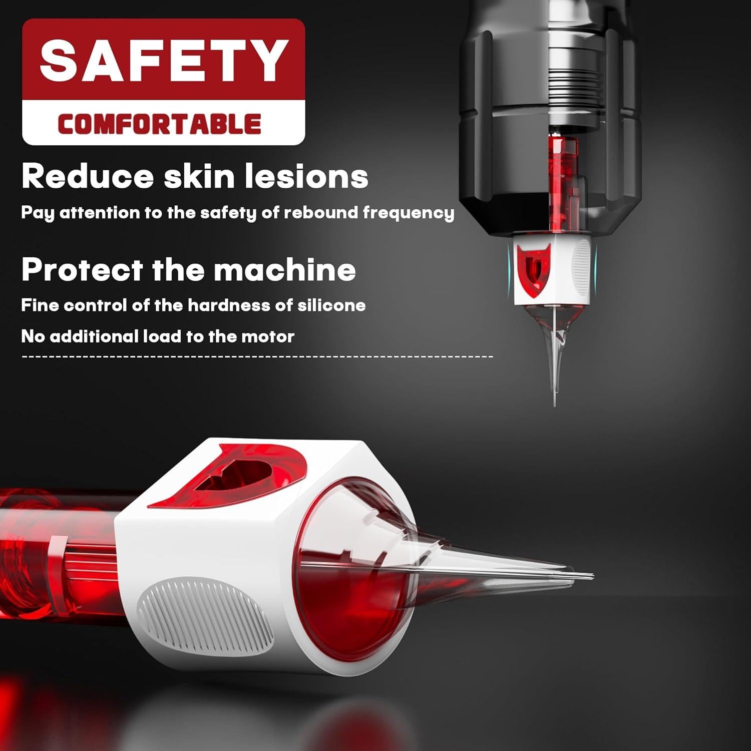 50 Agujas de Cartucho de Tatuaje LASTJUDG Mixtas 3RL 5RL 7RL 9RL