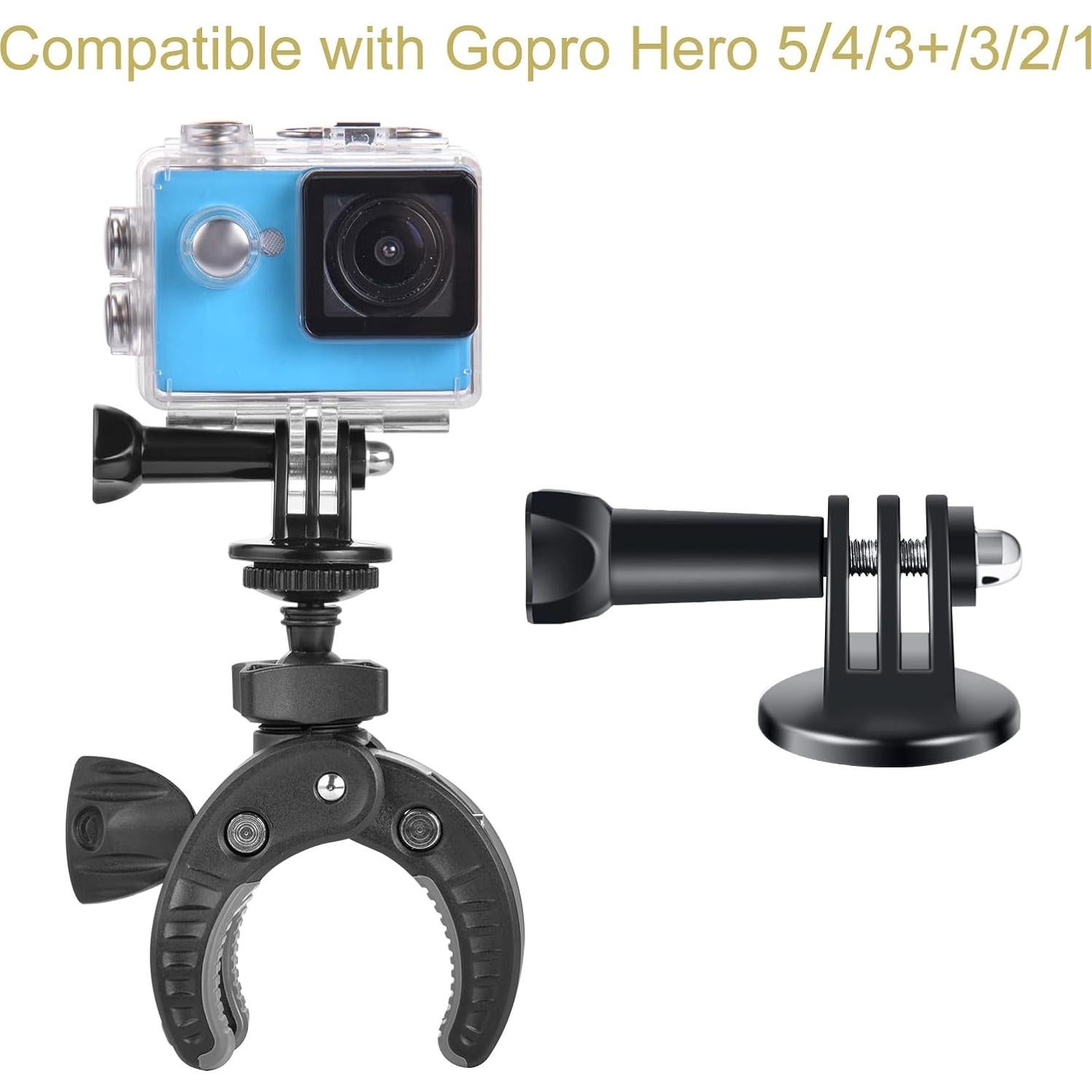 Soporte de Cámara para Bicicleta UTEBIT con Tornillo 1/4" Rotación 360°