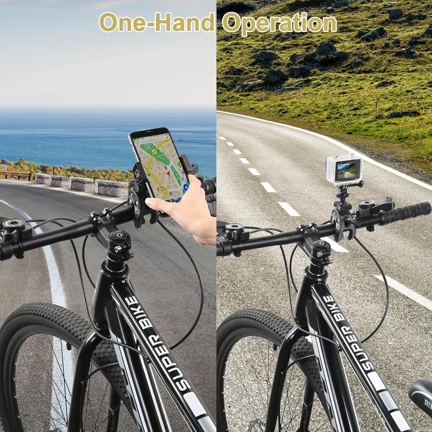 Soporte de Cámara para Bicicleta UTEBIT con Tornillo 1/4" Rotación 360°