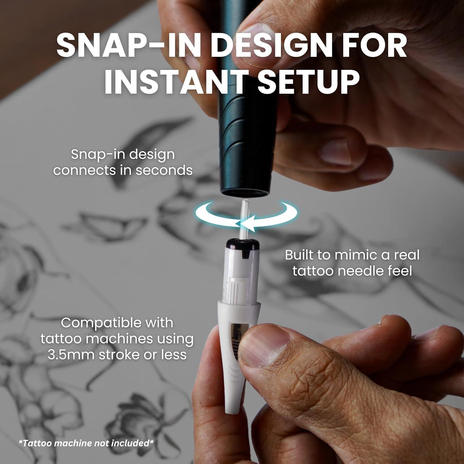 Cartuchos de bolígrafo Inlumino Heart Ink - Tinta negra - 6 unidades