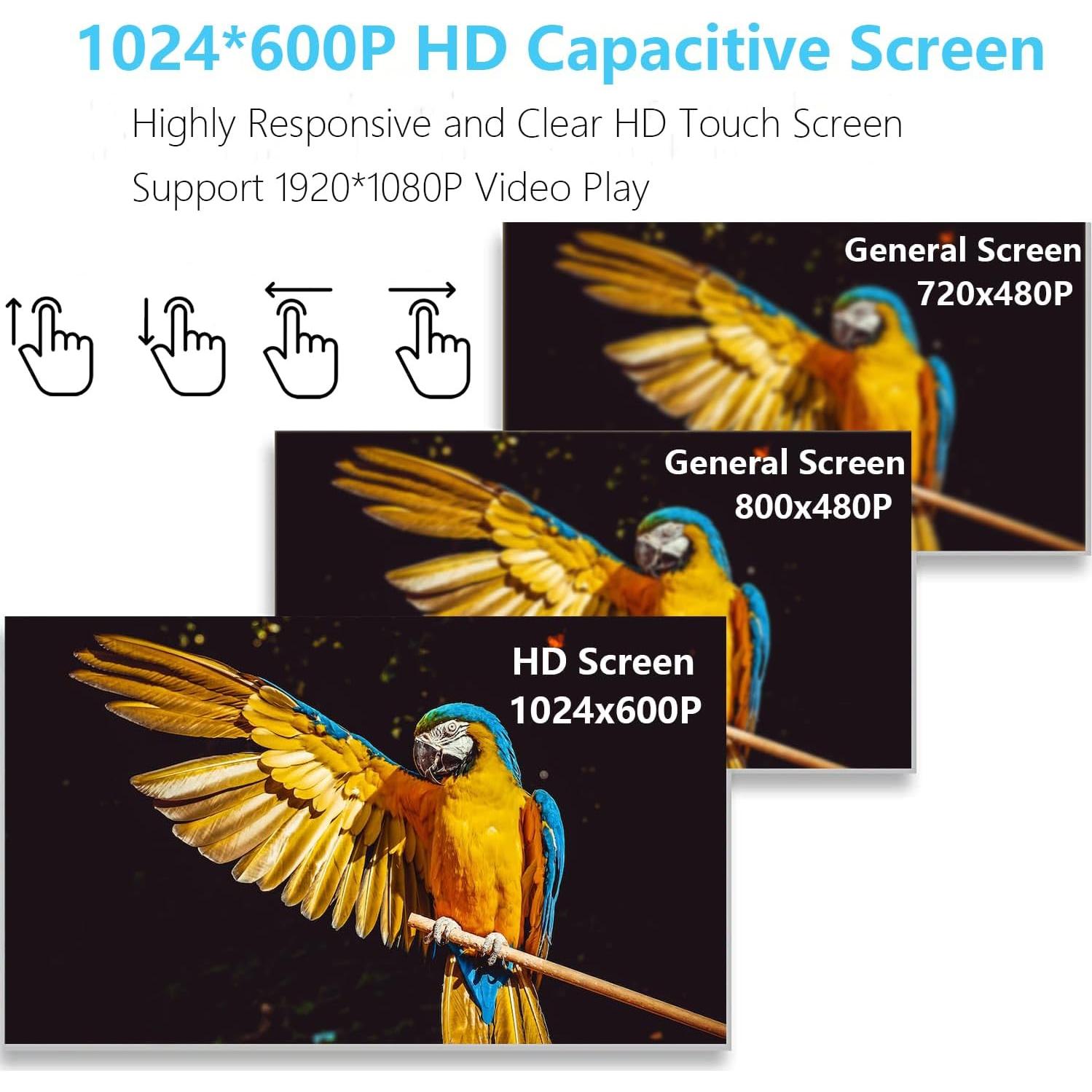 Estéreo de Coche Naifay Doble Din 7" MP5 Bluetooth con Cámara