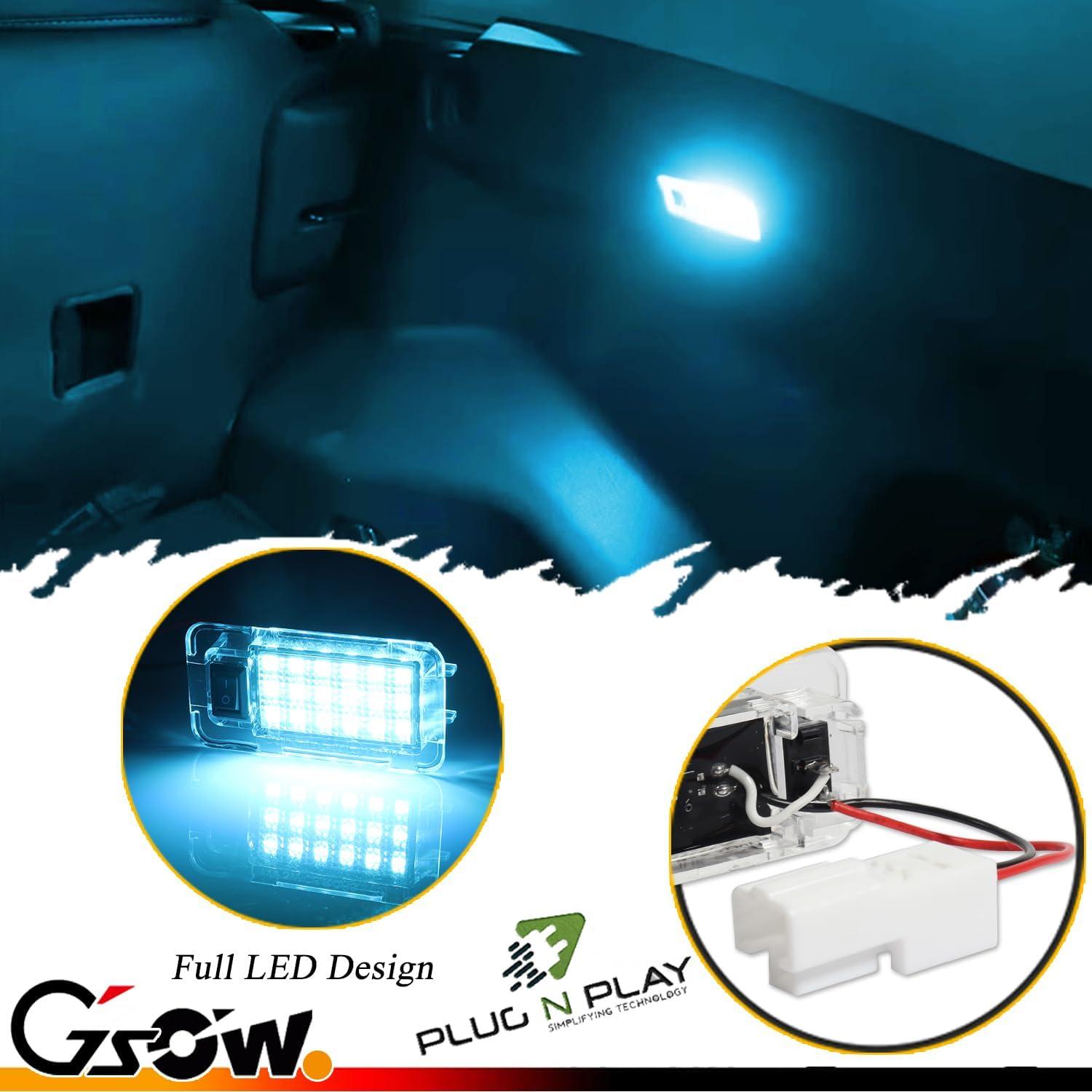 Luz LED de Maletero GSOWO para Toyota RAV4 2019-2021, Azul Hielo