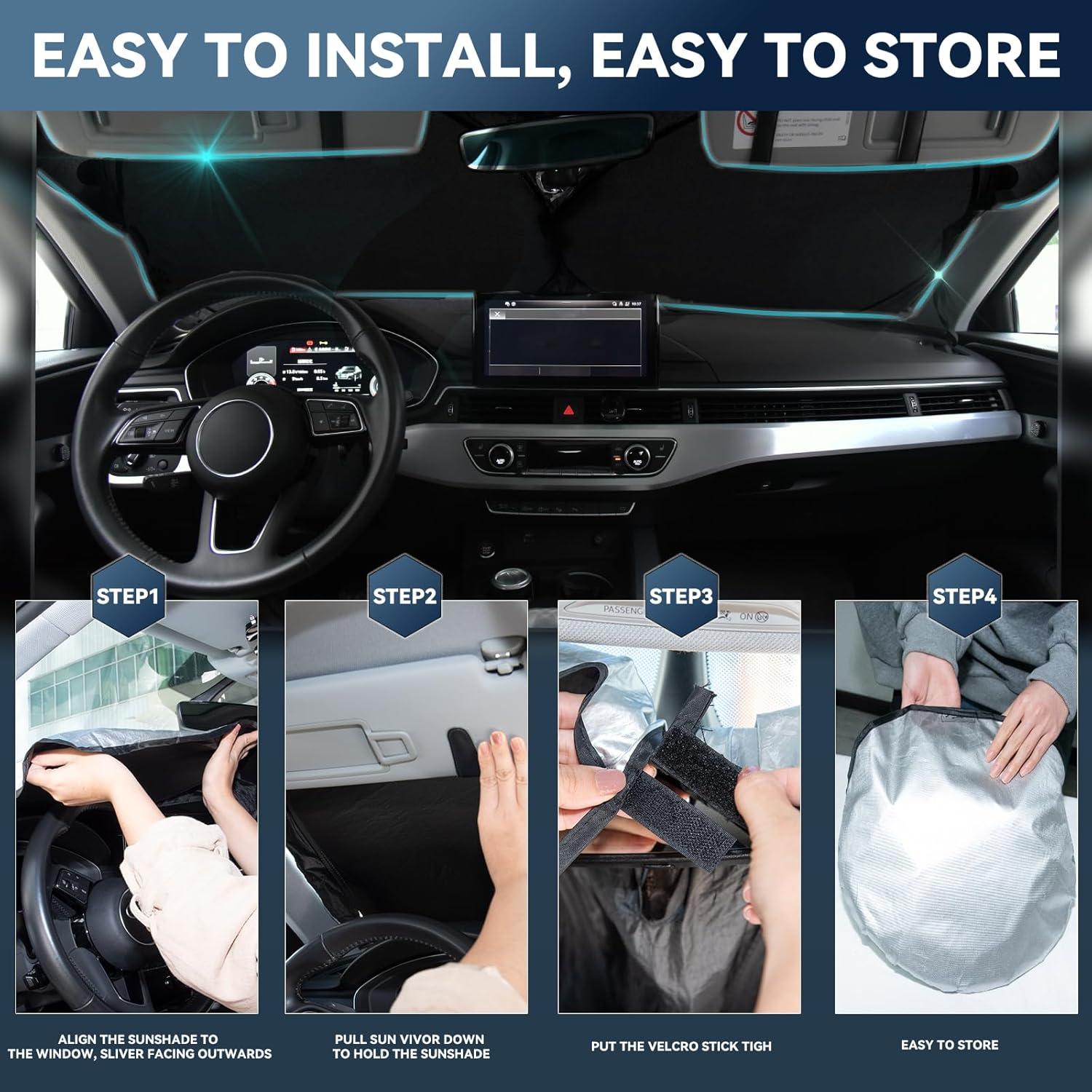 Protector Solar Parabrisas ZOIBV para BMW X1 F48 U11 2016-2025