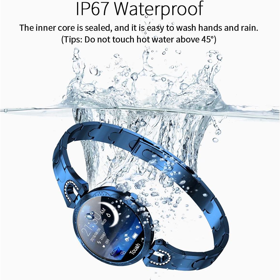 Reloj Inteligente para Mujeres Thafikzi Oro - Salud y Fitness