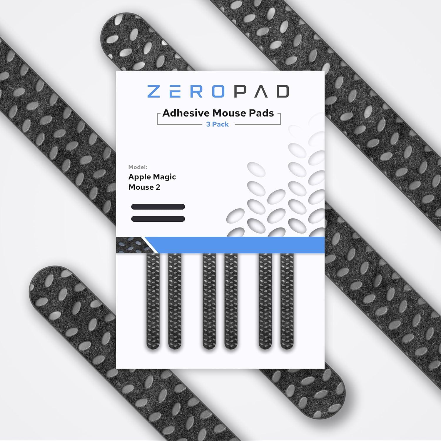 Alfombrilla Adhesiva ZeroPad para Apple Magic Mouse 2 - 3 Piezas