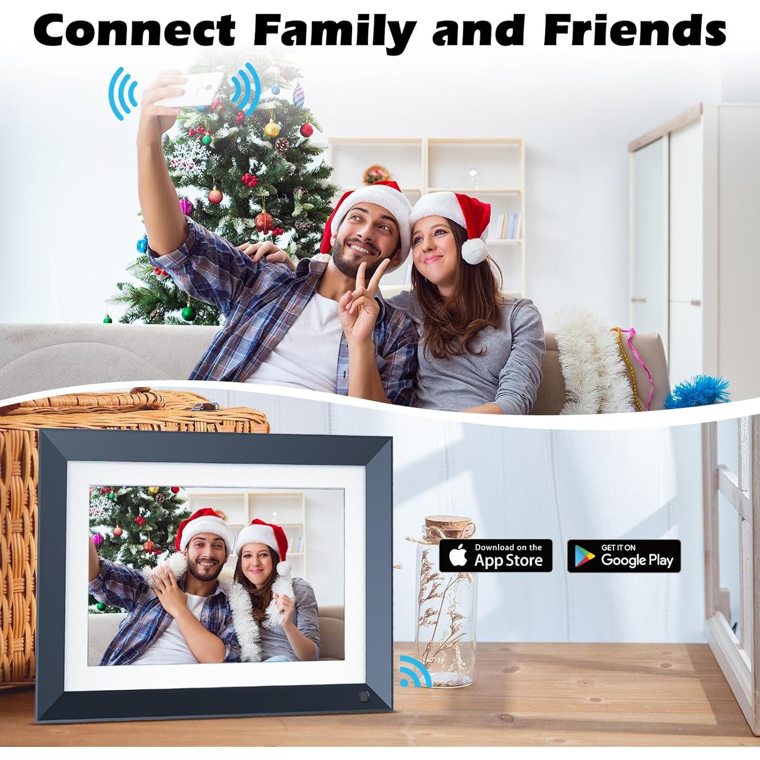 Marco de Fotos Digital WiFi Nethgrow 10.1" Pantalla Táctil 16GB