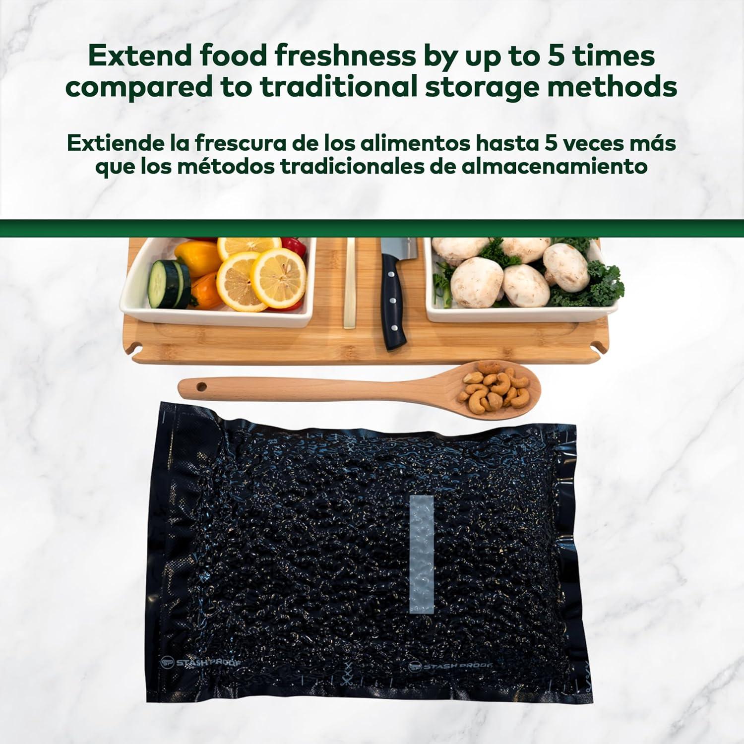 Rollos de Sellado al Vacío Stash Proof 28 cm x 15 m 5.5 Mil