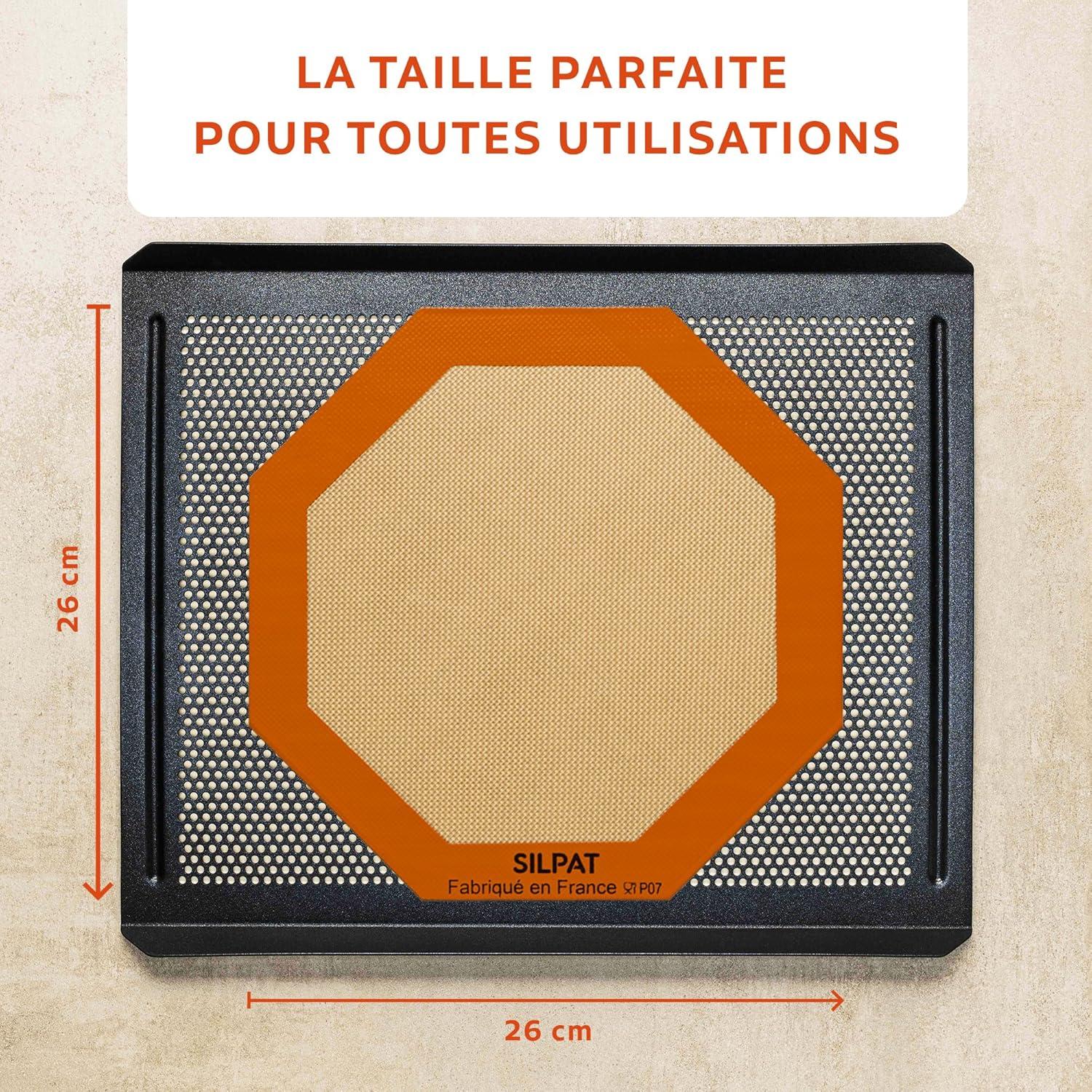 Alfombrilla de Hornear Silpat 26 cm Antiadherente para Microondas