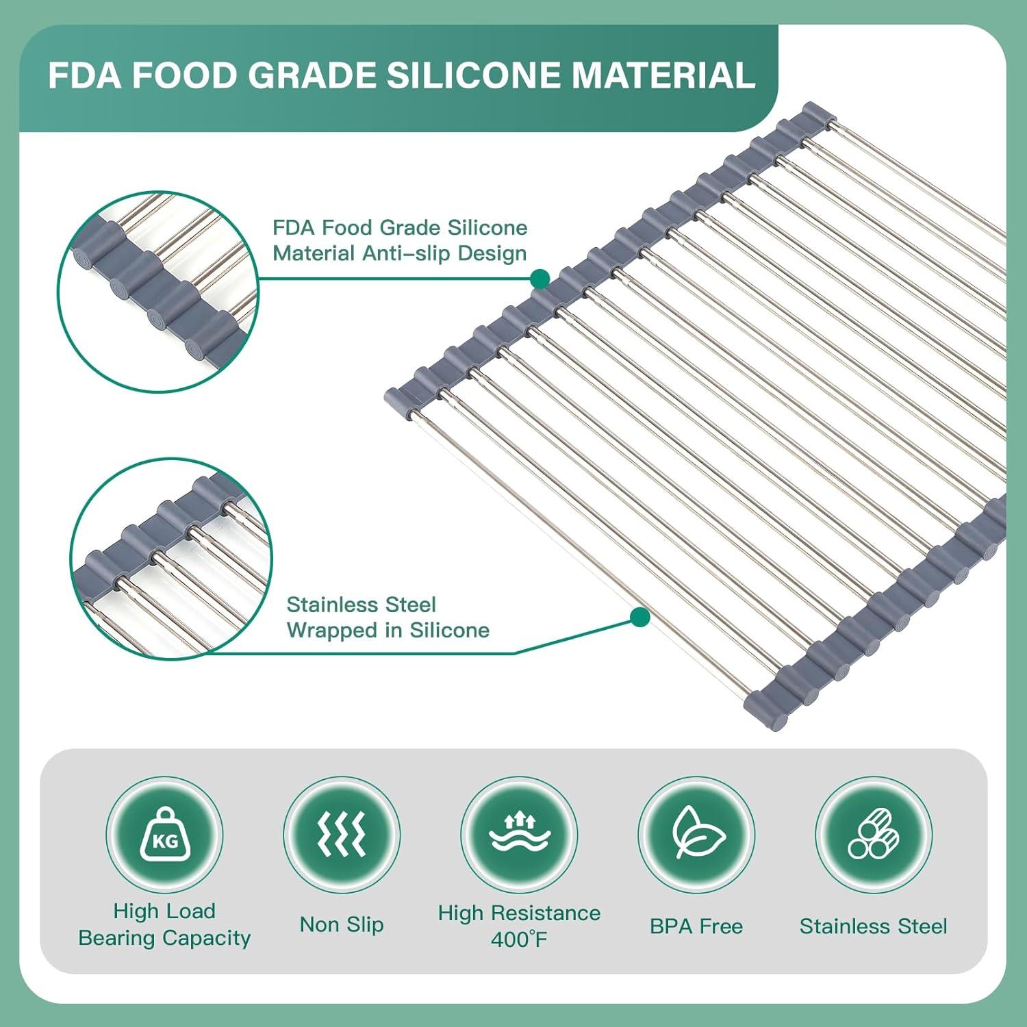 Escurridor de Platos Plegable Hobychild 57.9 x 43.9 cm Antideslizante