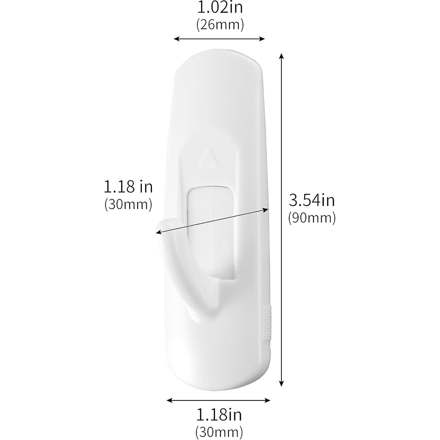 Ganchos de Pared MOVELYST Grandes 14 Piezas + 20 Tiras Adhesivas