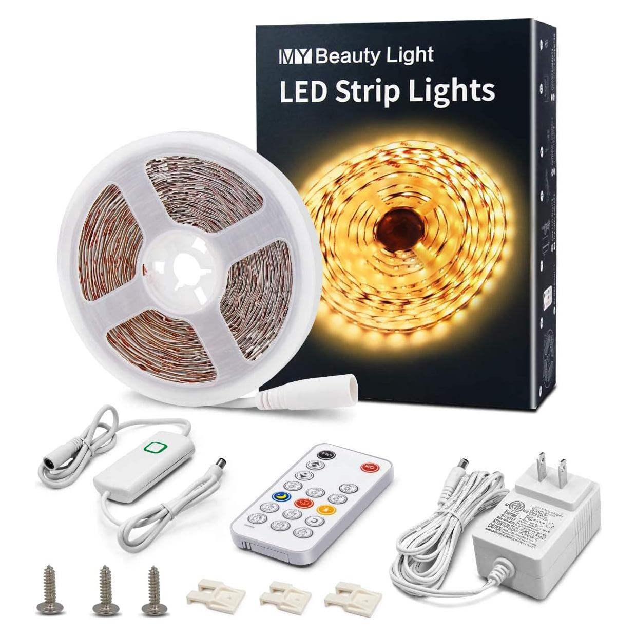 Tira de Luz LED RGH LIGHTING 5m Blanca Cálida Regulable