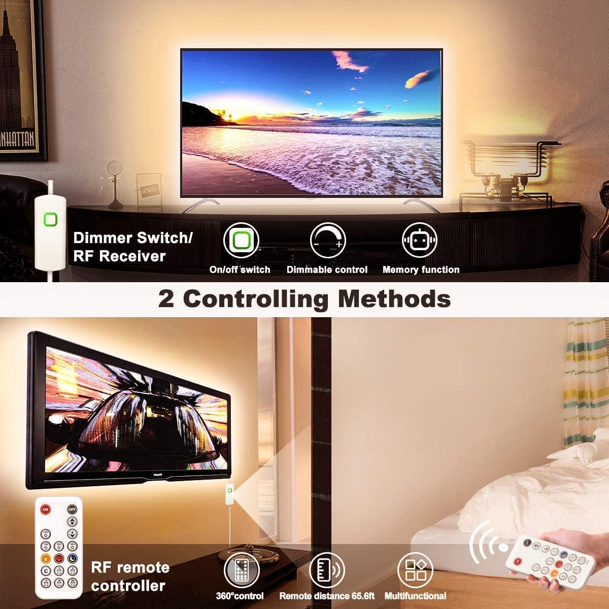 Tira de Luz LED RGH LIGHTING 5m Blanca Cálida Regulable