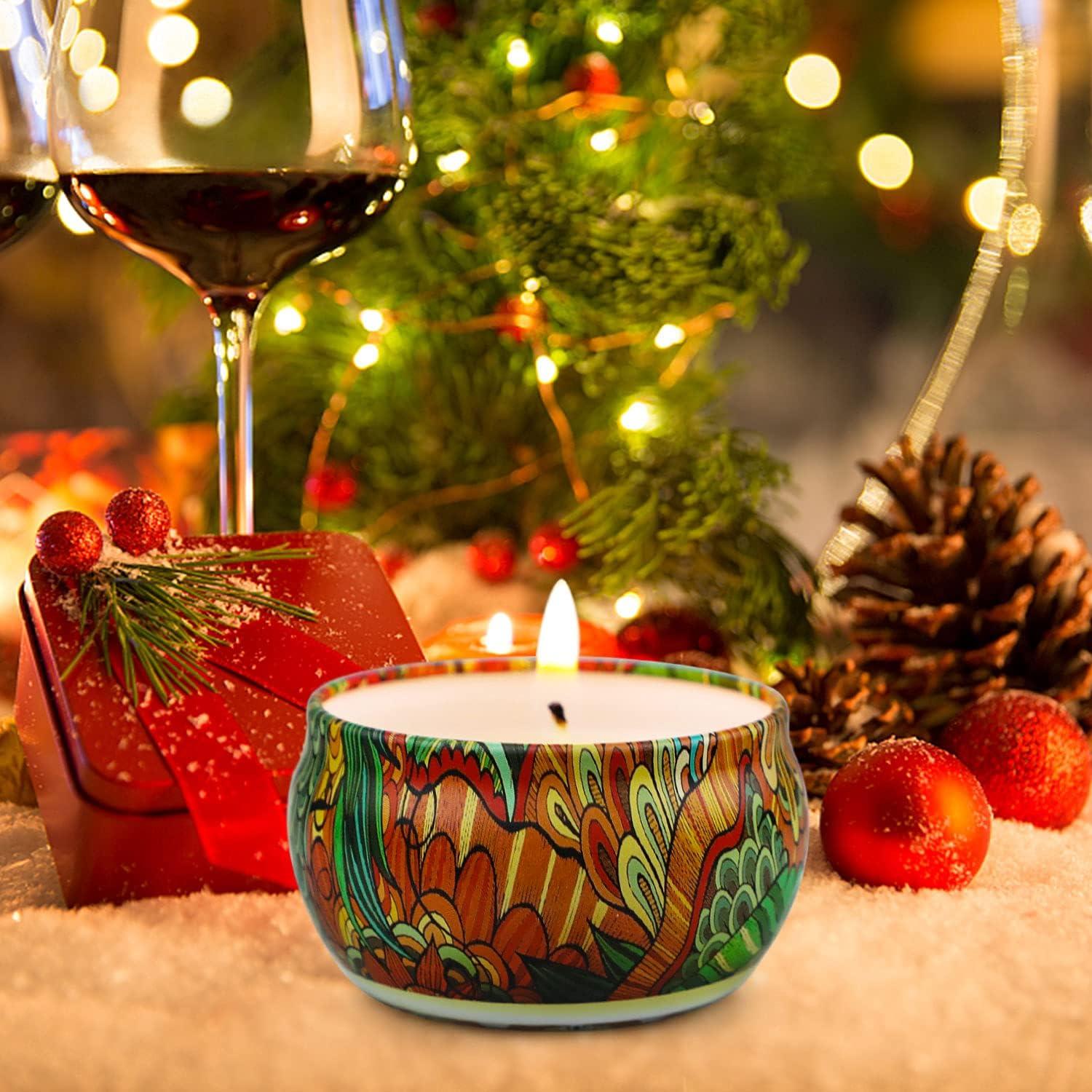 Conjunto de 12 Velas Aromatizadas JXDLSQ de Cera de Soja