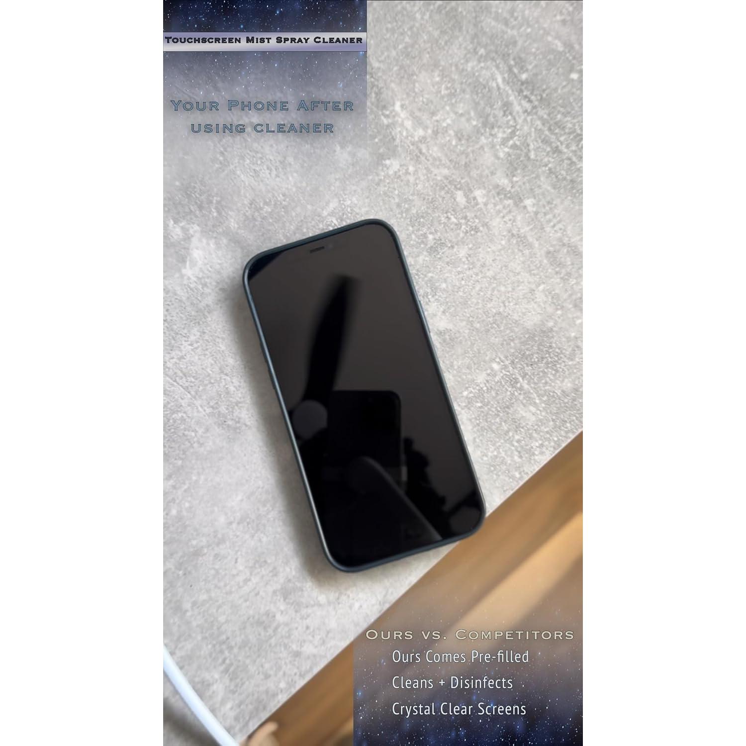 Limpiador en Spray Táctil Janliss 70% Alcohol 60ml Negro