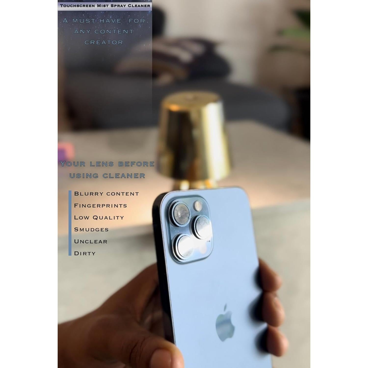 Limpiador en Spray Táctil Janliss 70% Alcohol 60ml Negro