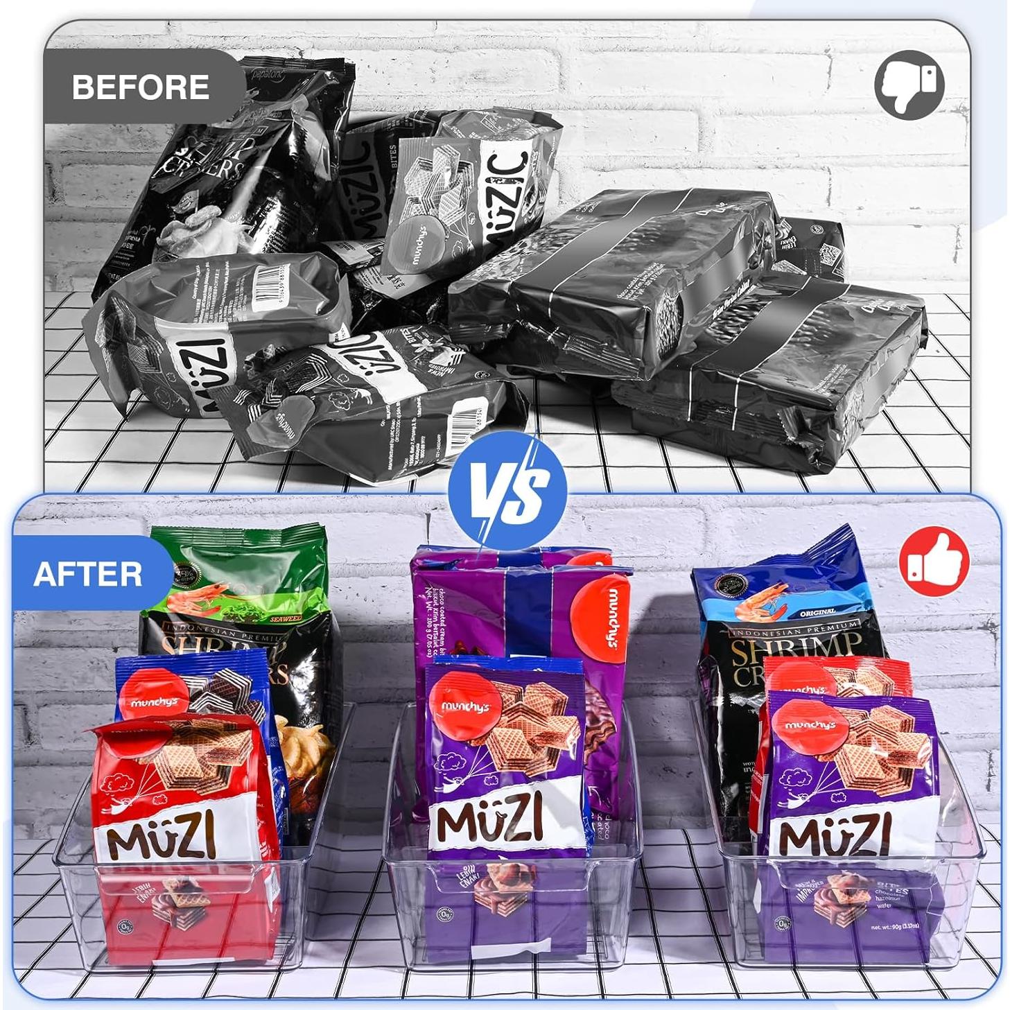 Paquete de 2 Organizadores de Almacenamiento Hiitytin 25.9x17 cm