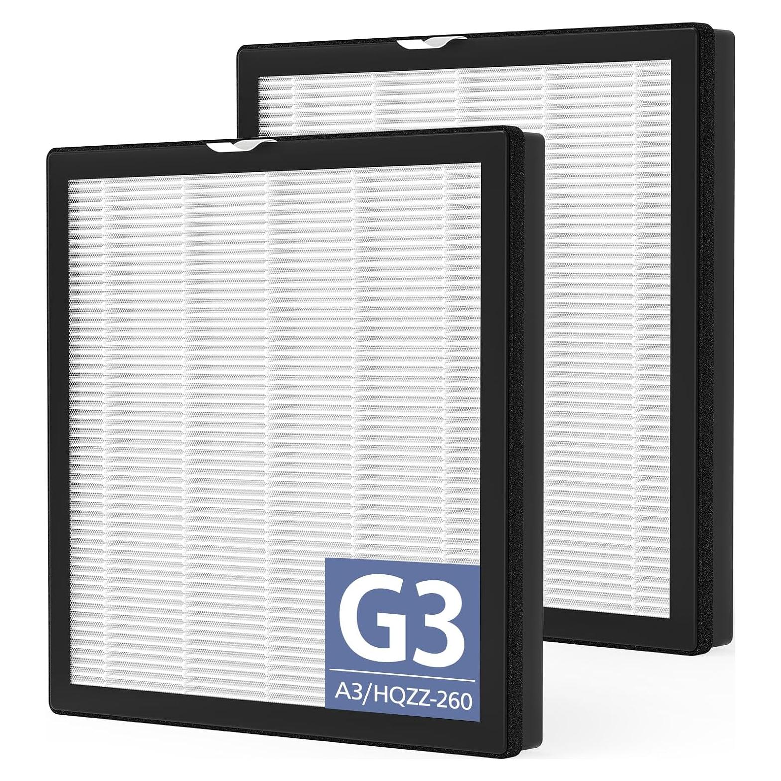 Filtro de Reemplazo Ecleanfy G3 HEPA 3-en-1 para Purificadores