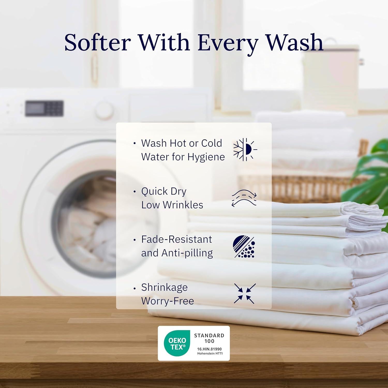 Sábana plana Twin California Design Den 400 hilos 100% algodón - Blanco