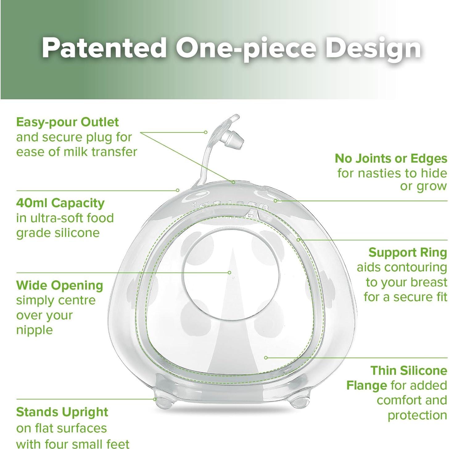 Recolector de Leche Materna Haakaa Mariquita 40ml Silicona