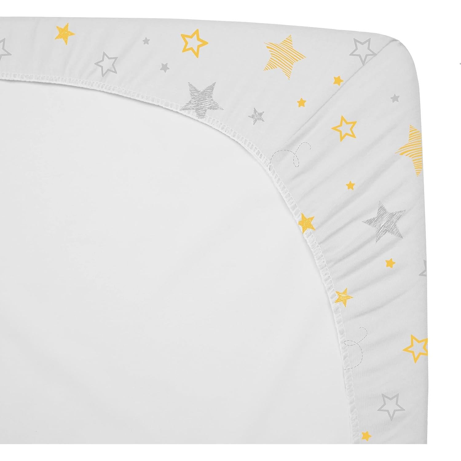 Sábanas Ajustadas de Cuna Mini 100% Algodón Compañía Americana 2 Piezas