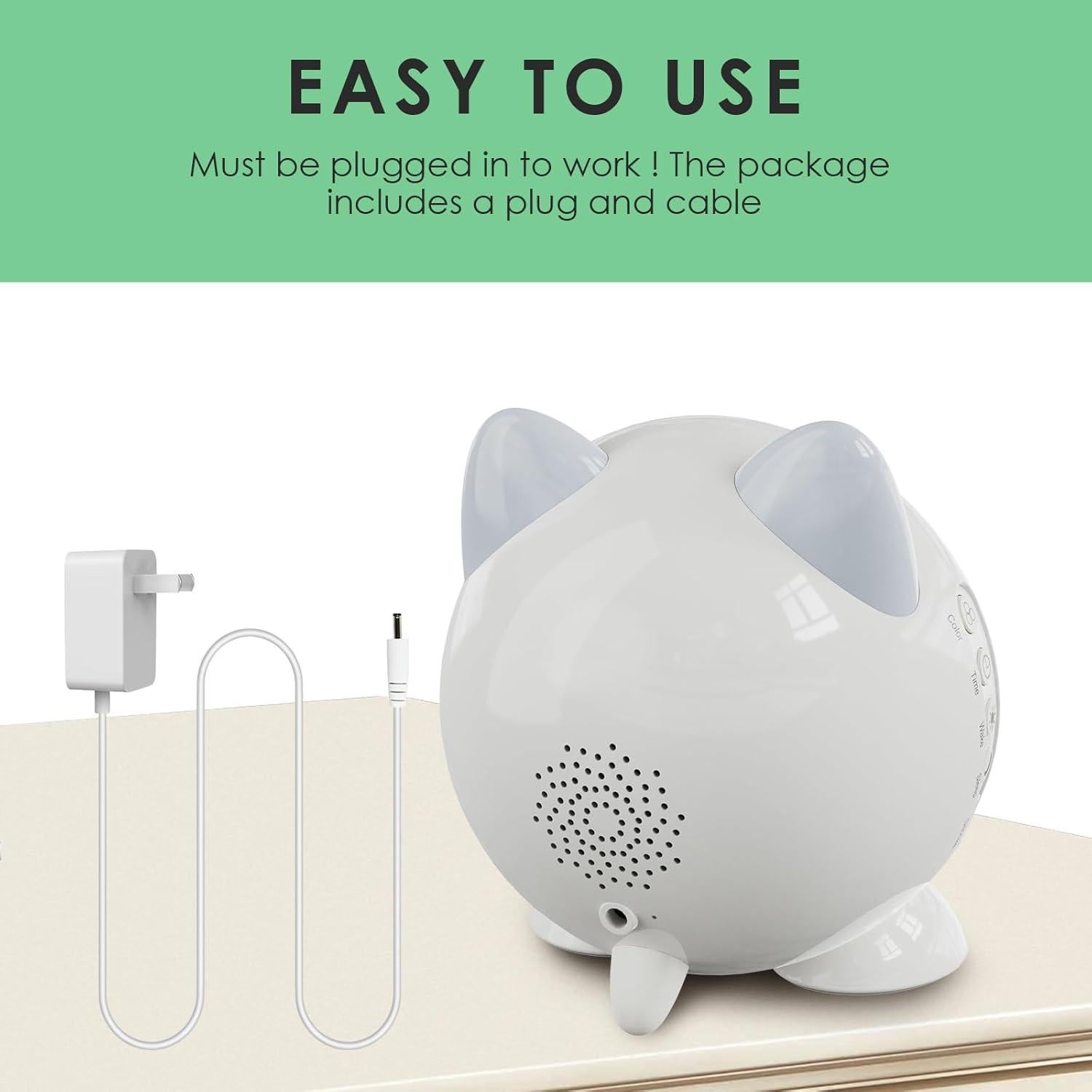 Reloj Despertador Infantil FiveHome con Luz Nocturna y Temporizador