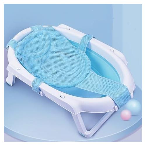 Alfombrilla de Asiento para Baño de Bebé Azul Claro Ajustable