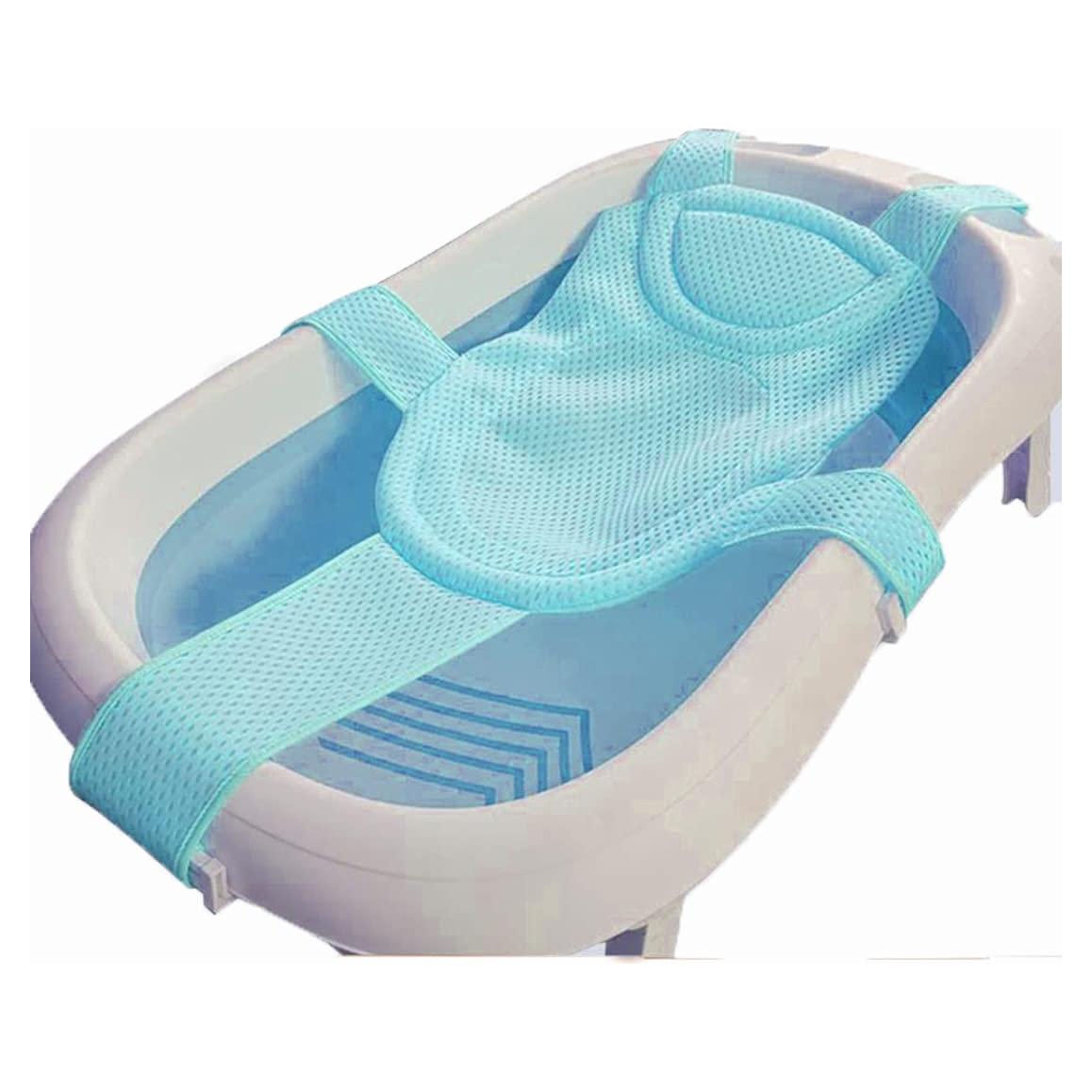 Cojín de Baño Antideslizante para Bebés Azul - 0 a 18 Meses