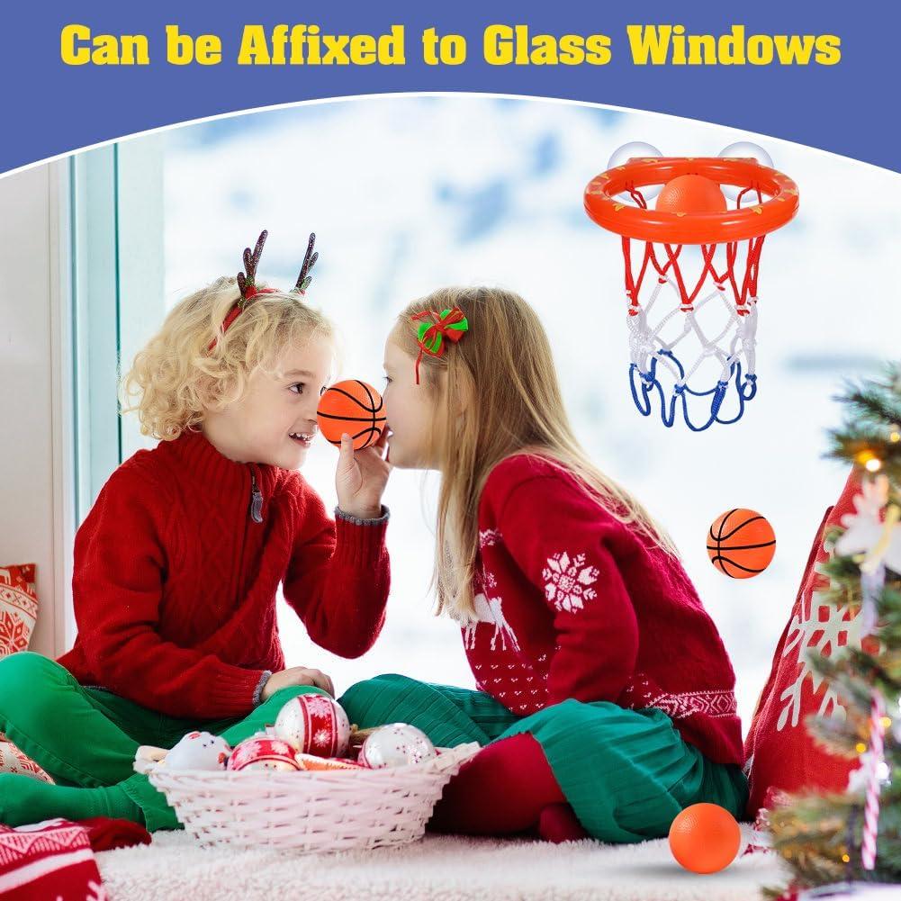 Aro de Baloncesto para Baño KSABVAIA con 4 Pelotas Blandas