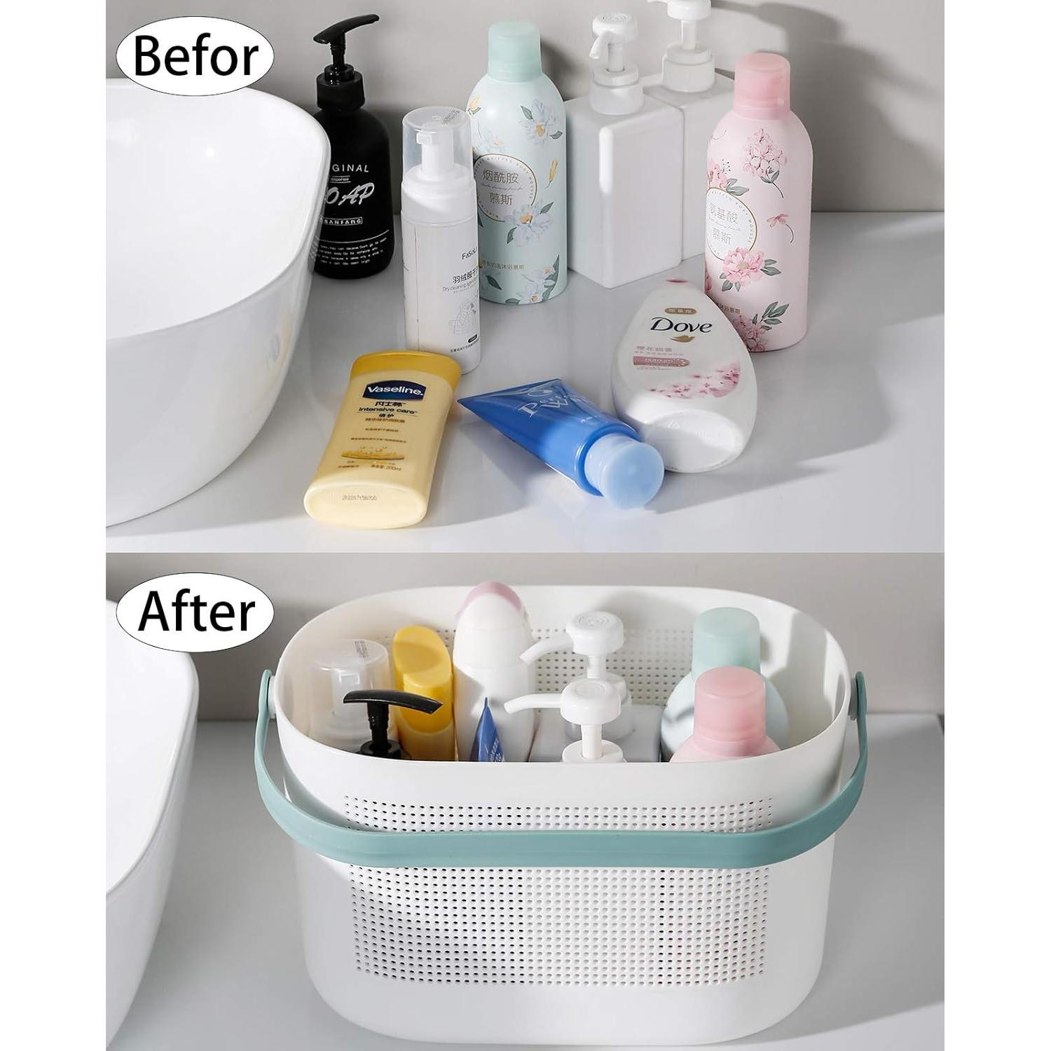 Cesta de Almacenamiento UUJOLY Verde 27.9x19.1x17.8 cm