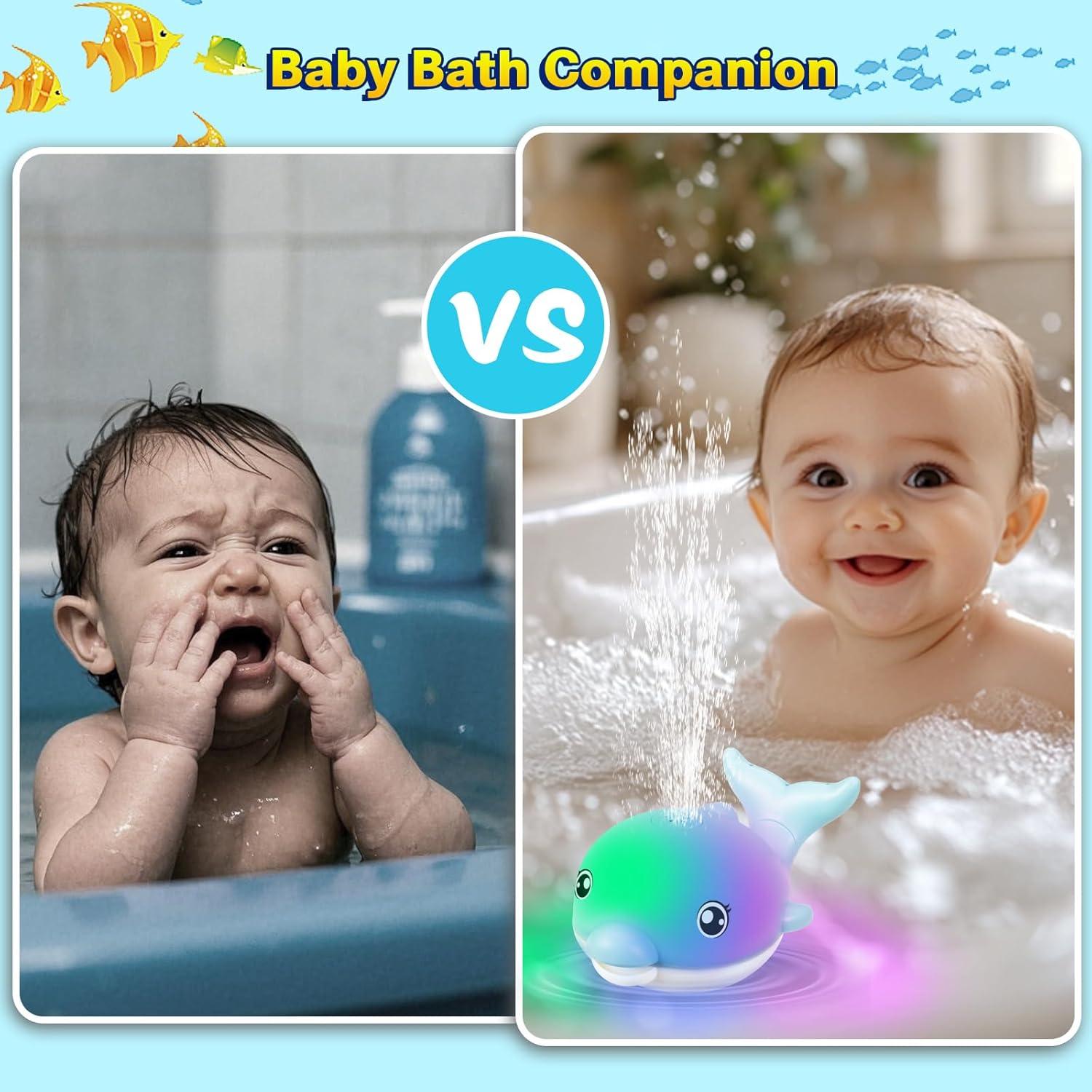 Juguete de Baño Recargable CAHILON Delfín con Música y Luces