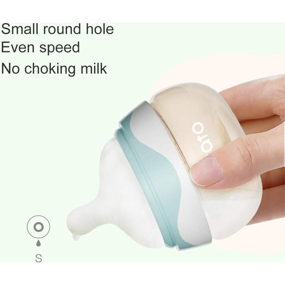 Botellas de Leche Materna Anti-Cólico POTATO 80ml 2pack Azul