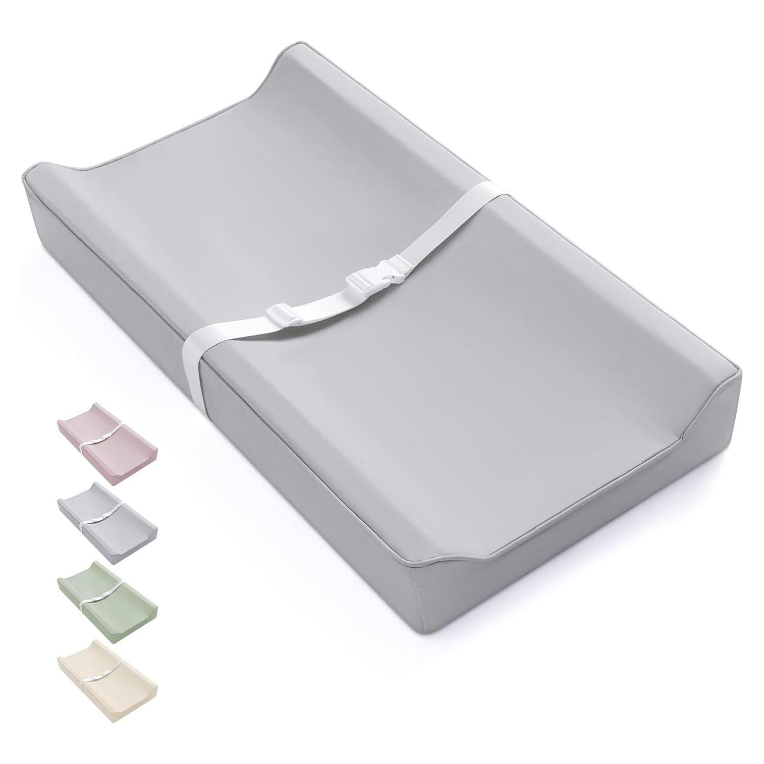 Almohadilla Cambiadora Impermeable Blissful Gris Claro 79.38x40.64cm