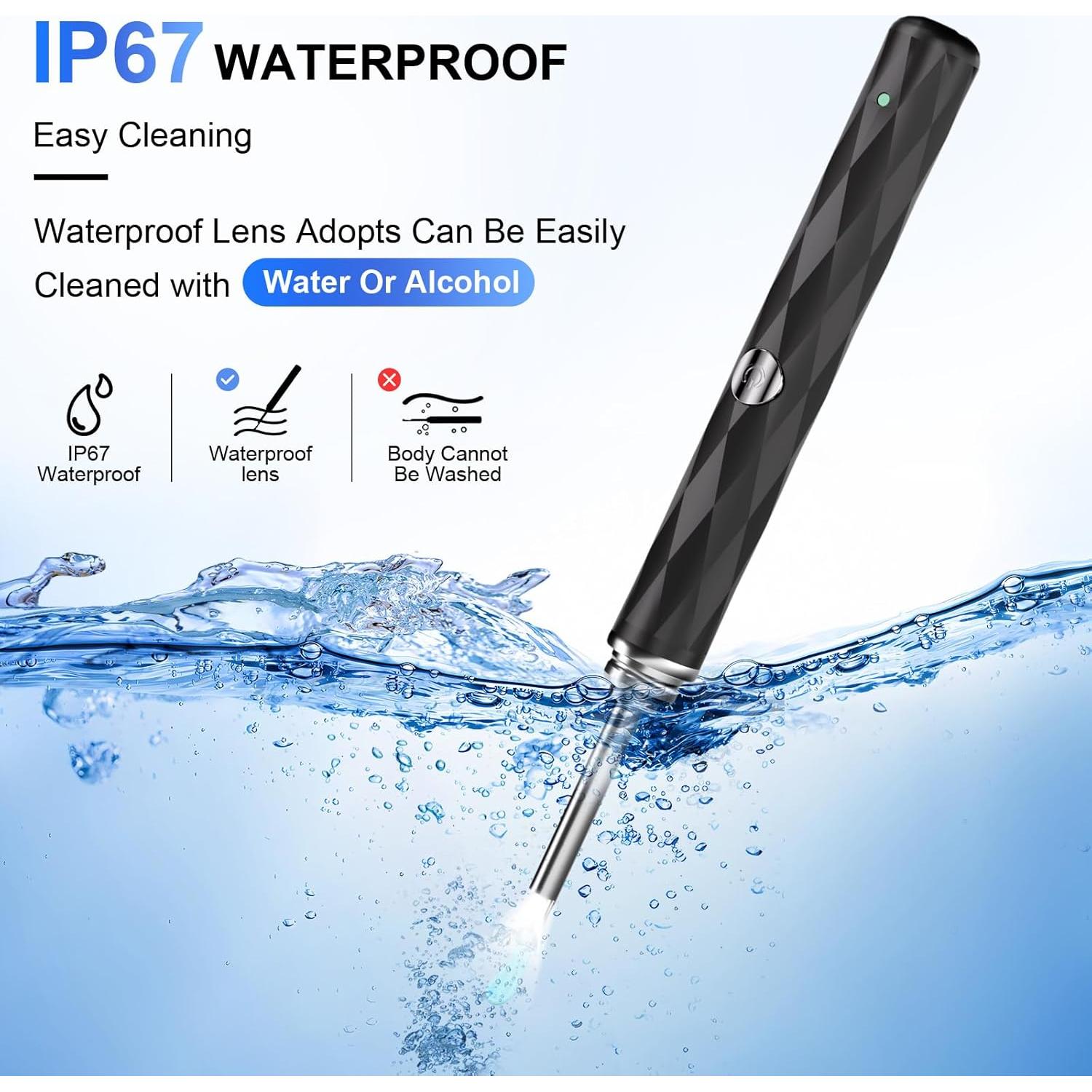 Kit Limpiador de Oídos Inalámbrico Keyloland con Cámara HD