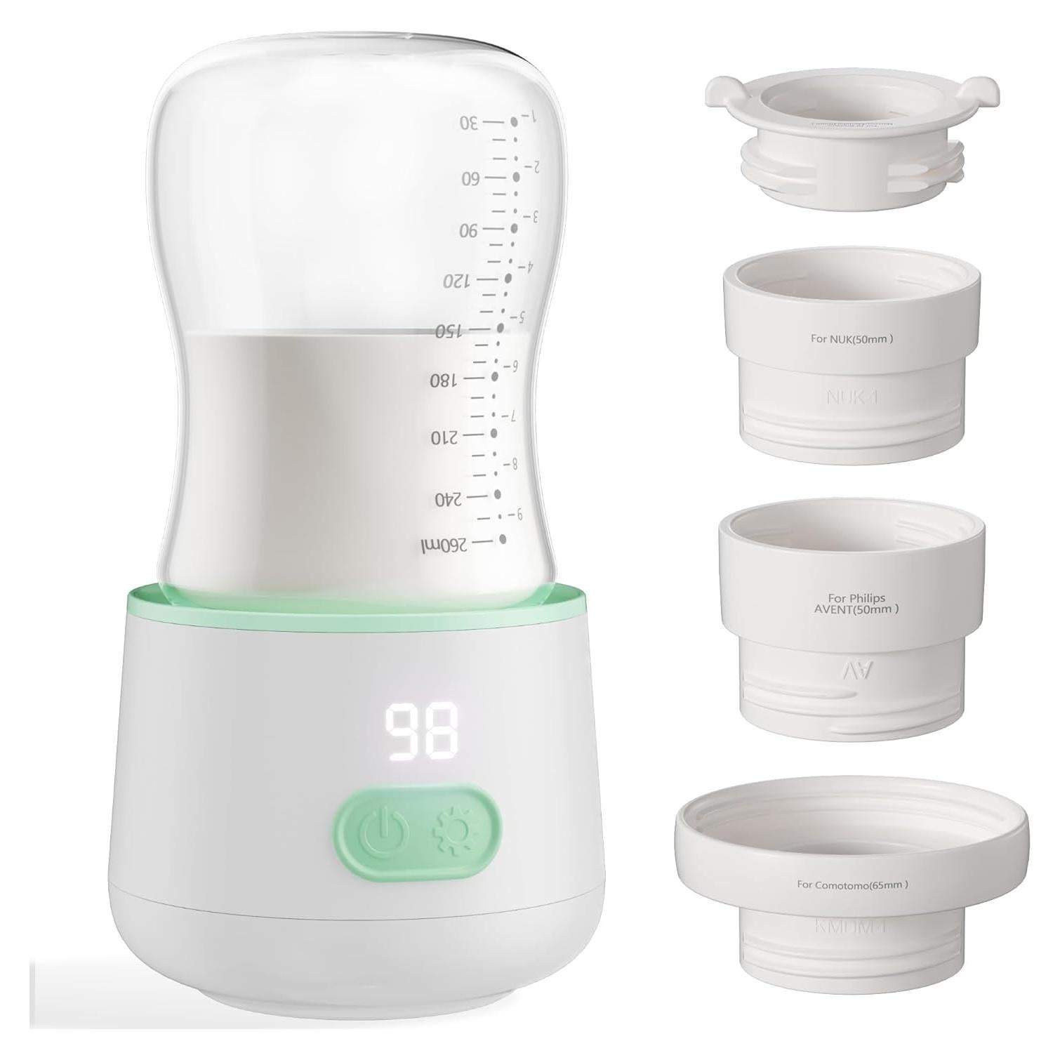 Calentador de Botellas Portátil HEYAXA para Leche Materna 113 ml