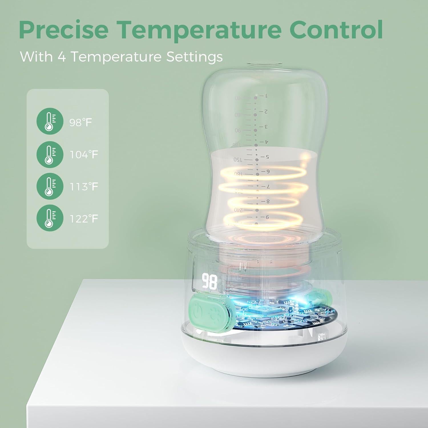 Calentador de Botellas Portátil HEYAXA para Leche Materna 113 ml