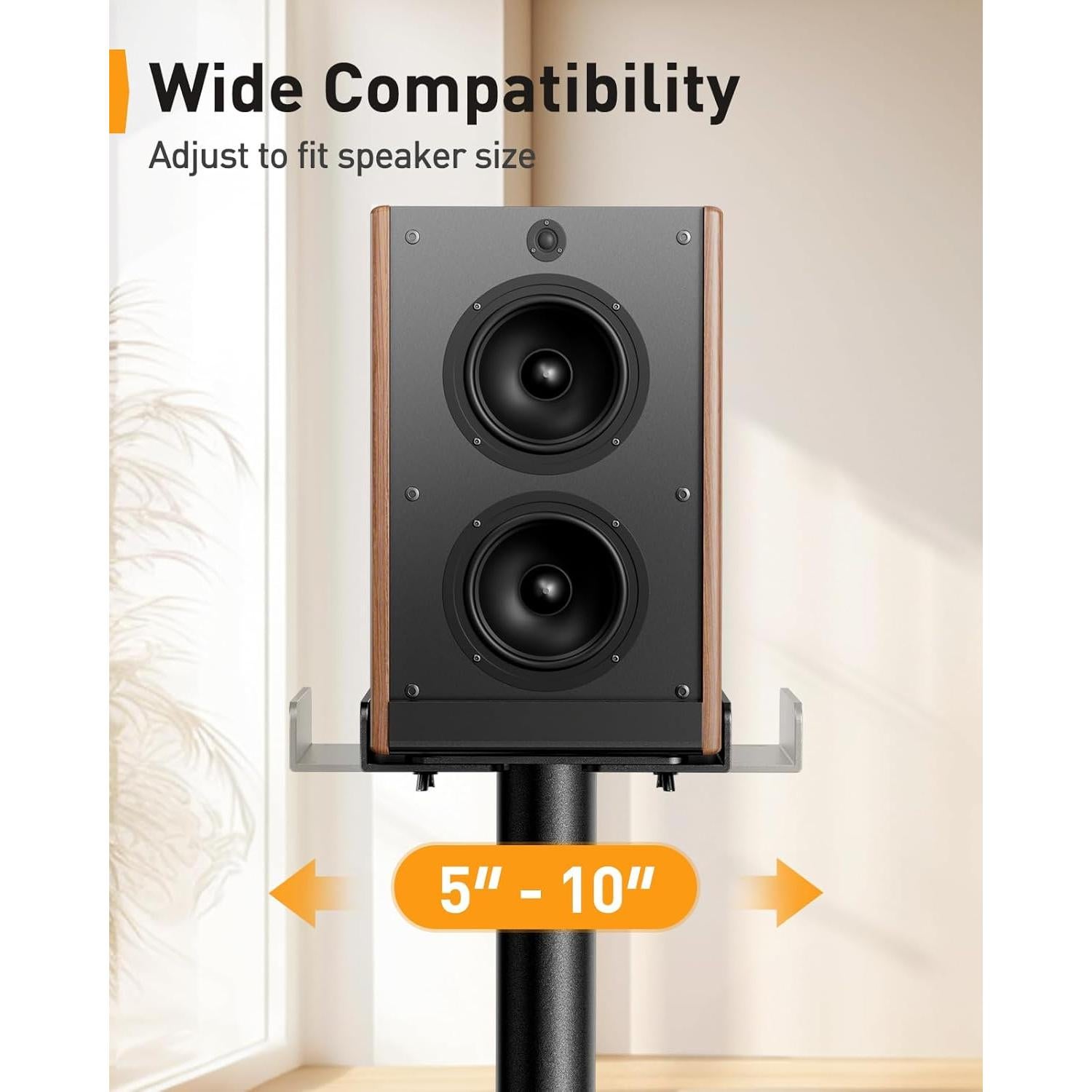 Soportes Universales Perlegear PGSS2 para Altavoces 85 cm