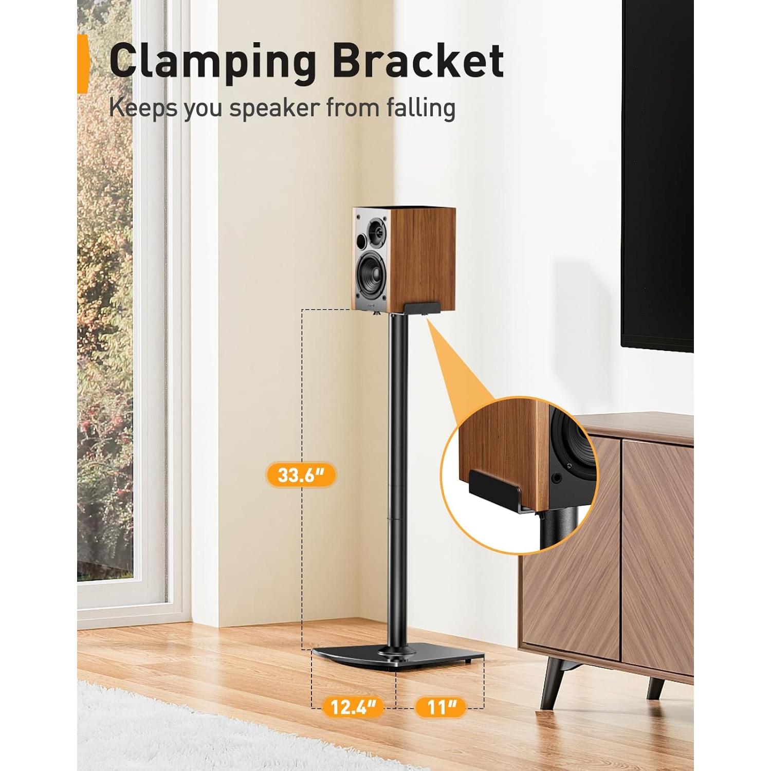 Soportes Universales Perlegear PGSS2 para Altavoces 85 cm