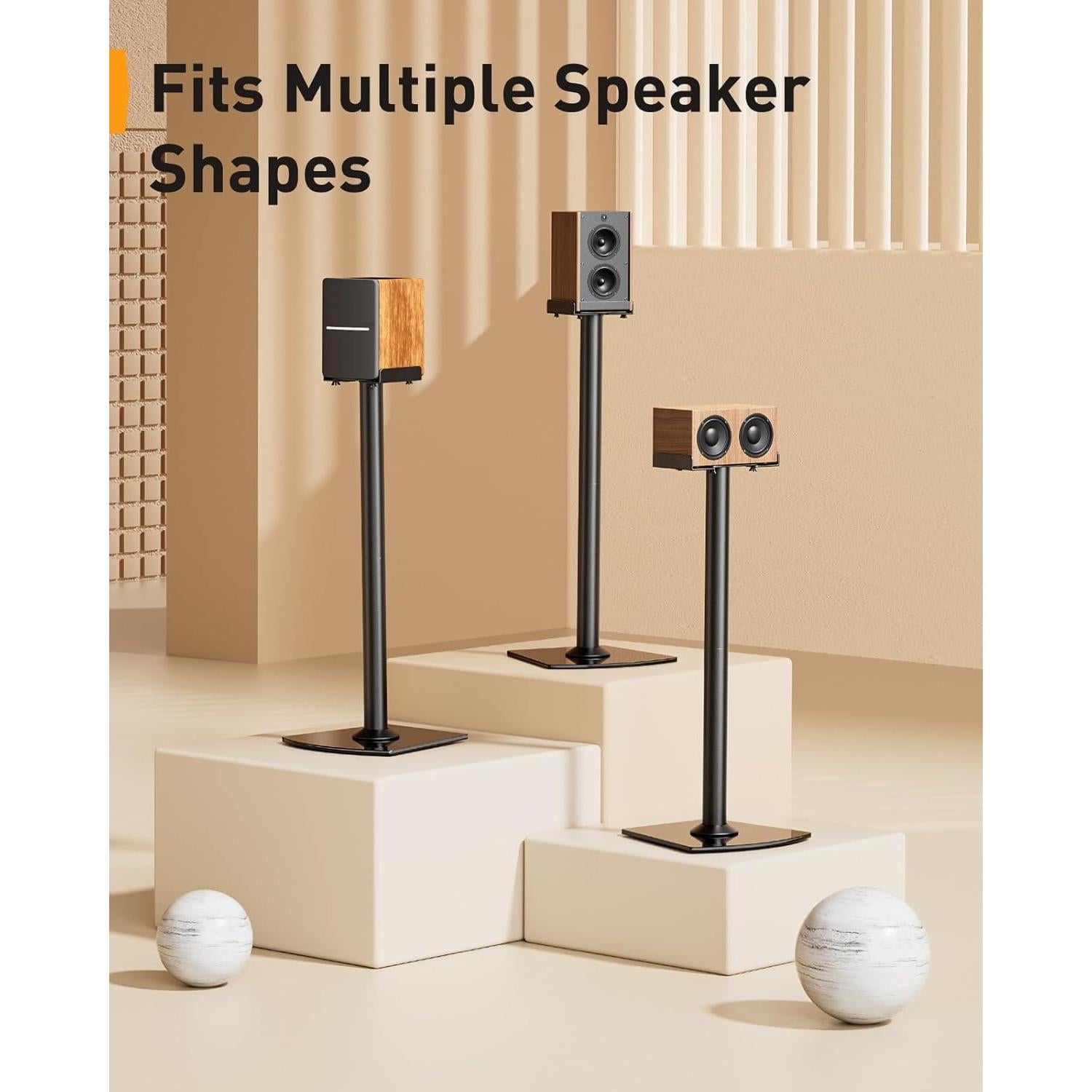 Soportes Universales Perlegear PGSS2 para Altavoces 85 cm