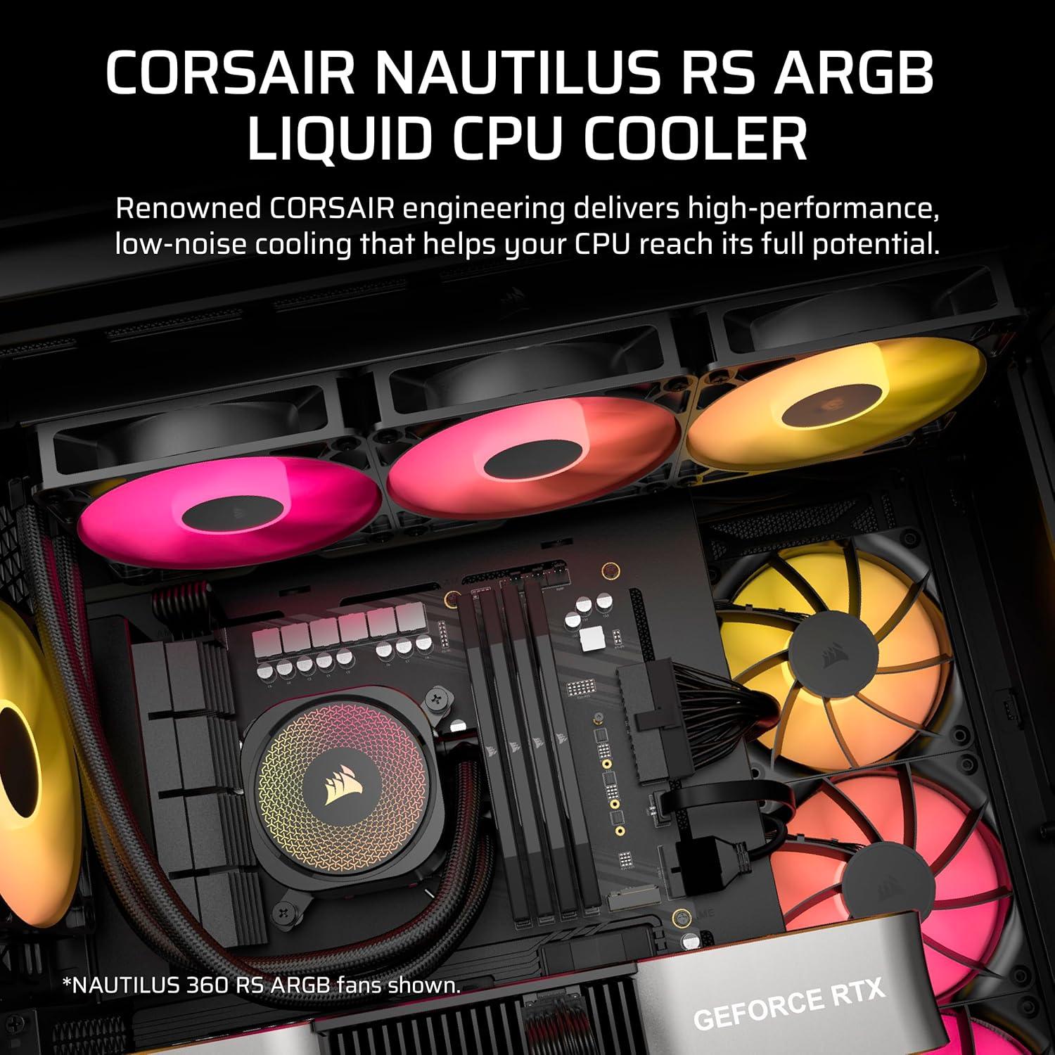 Enfriador de CPU Líquido CORSAIR Nautilus 240mm AIO ARGB
