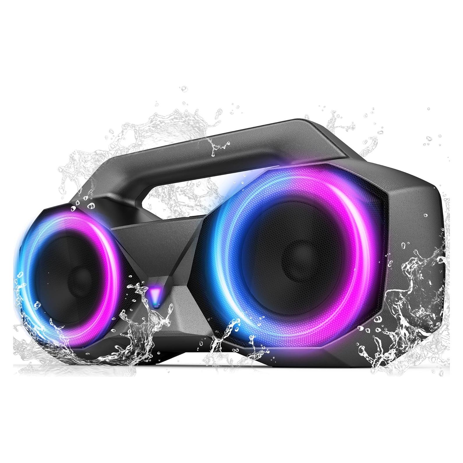 Altavoz Bluetooth Portátil KMAG HB1 80W Impermeable IPX7