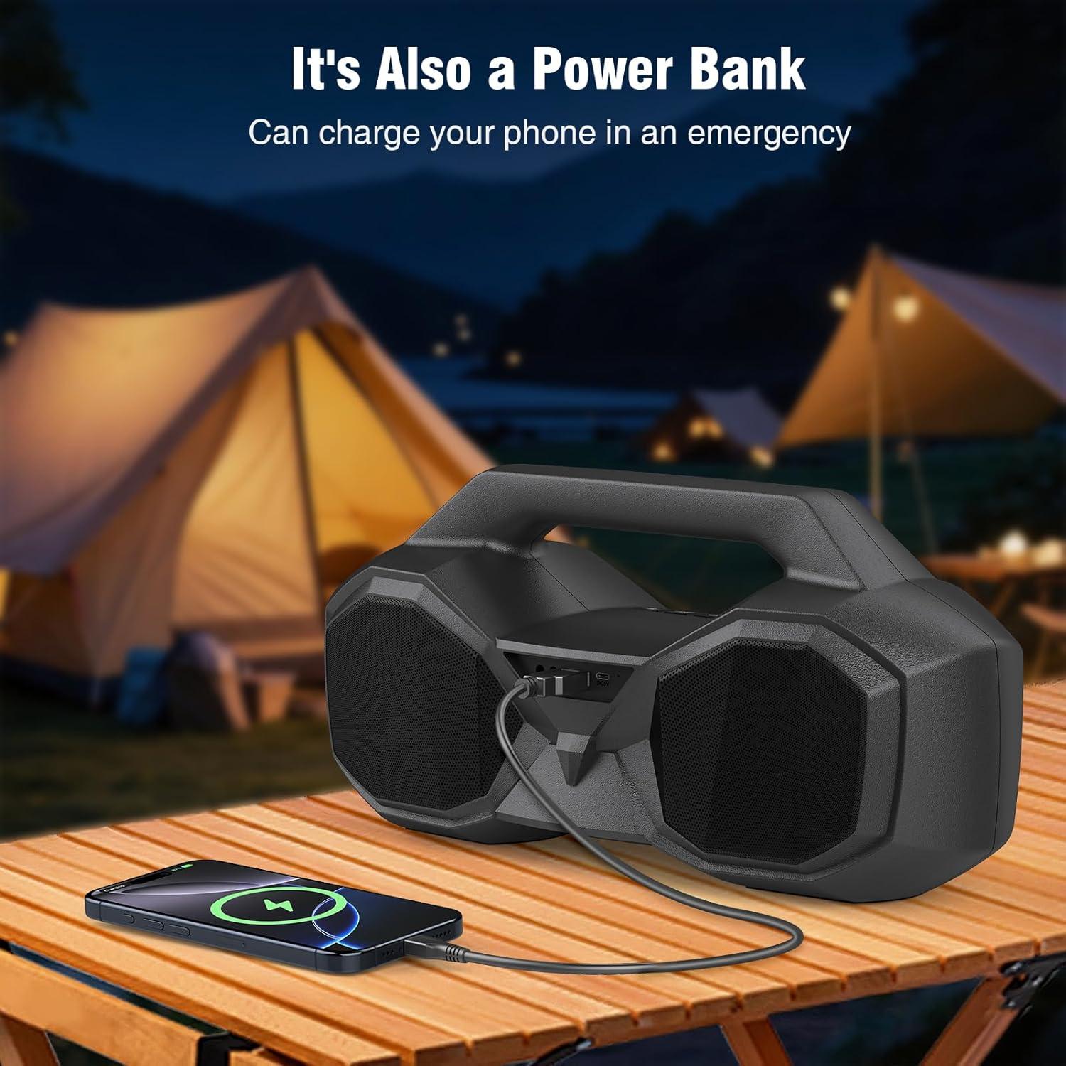 Altavoz Bluetooth Portátil KMAG HB1 80W Impermeable IPX7