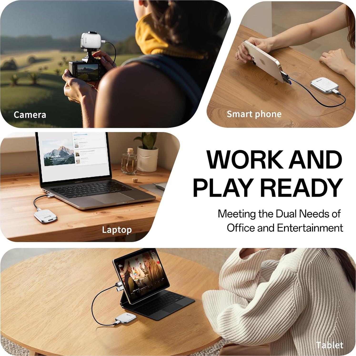 SSD Externo PHIXERO P5PLUS 128GB USB 3.2 Blanco